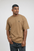 Hustle Men's Crew Neck T-Shirt - Black & Khaki