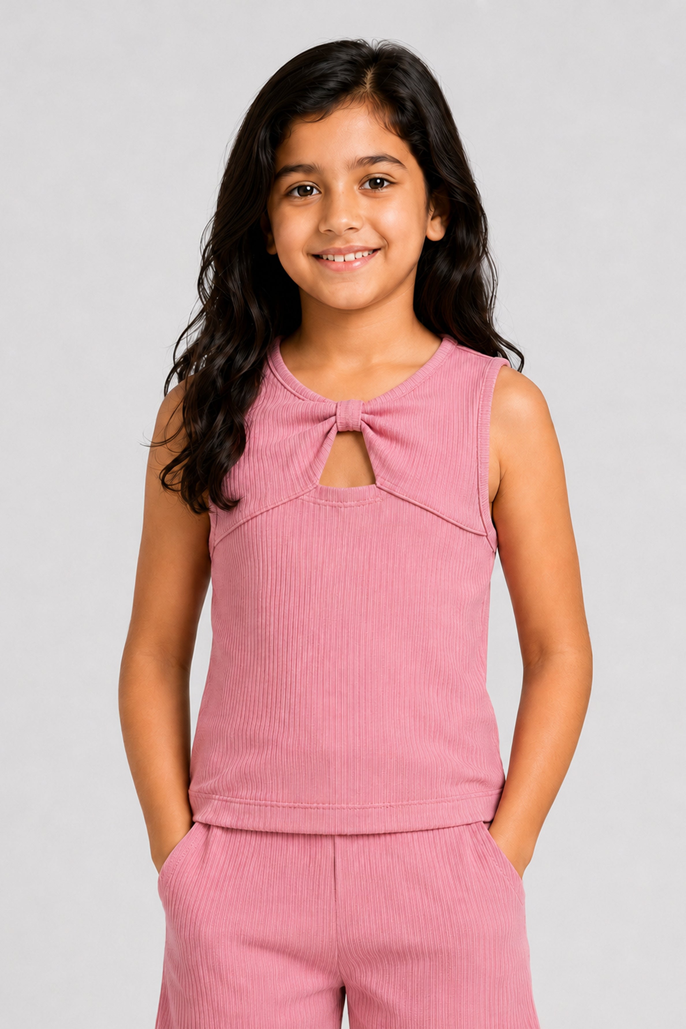 LITTLE MODANO Kids' Pink Top