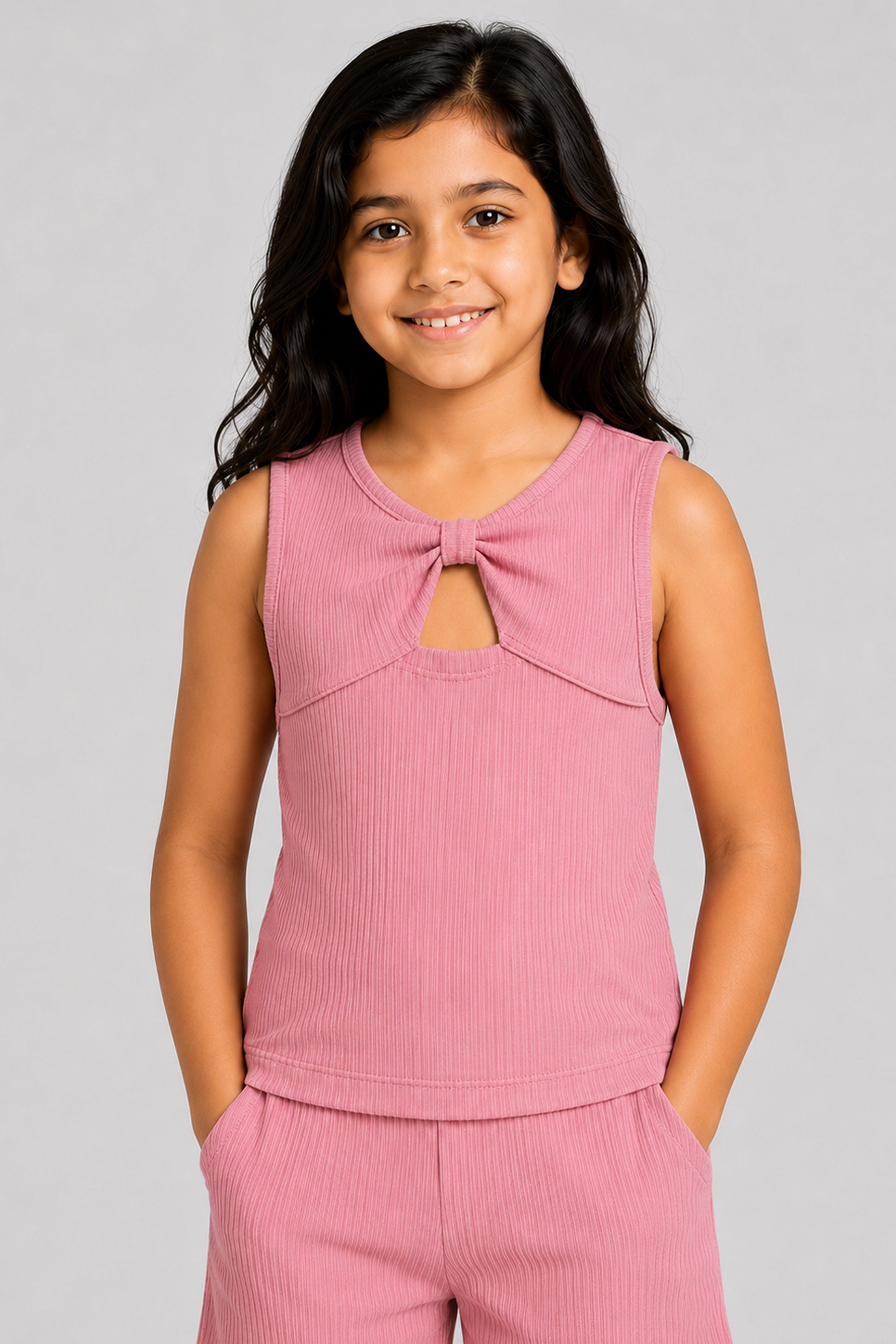 LITTLE MODANO Kids' Pink Top