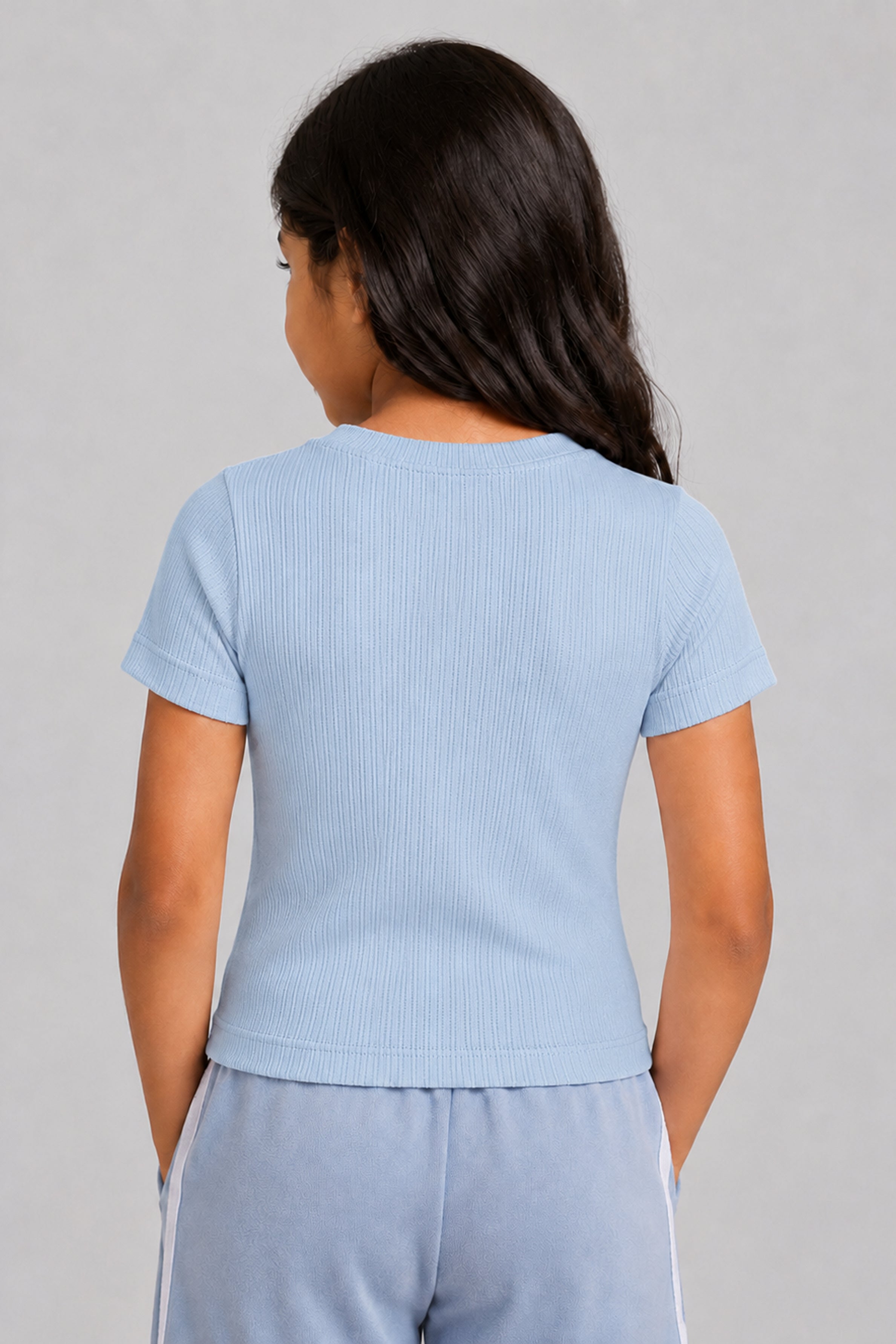 LITTLE MODANO Kids' Blue Top