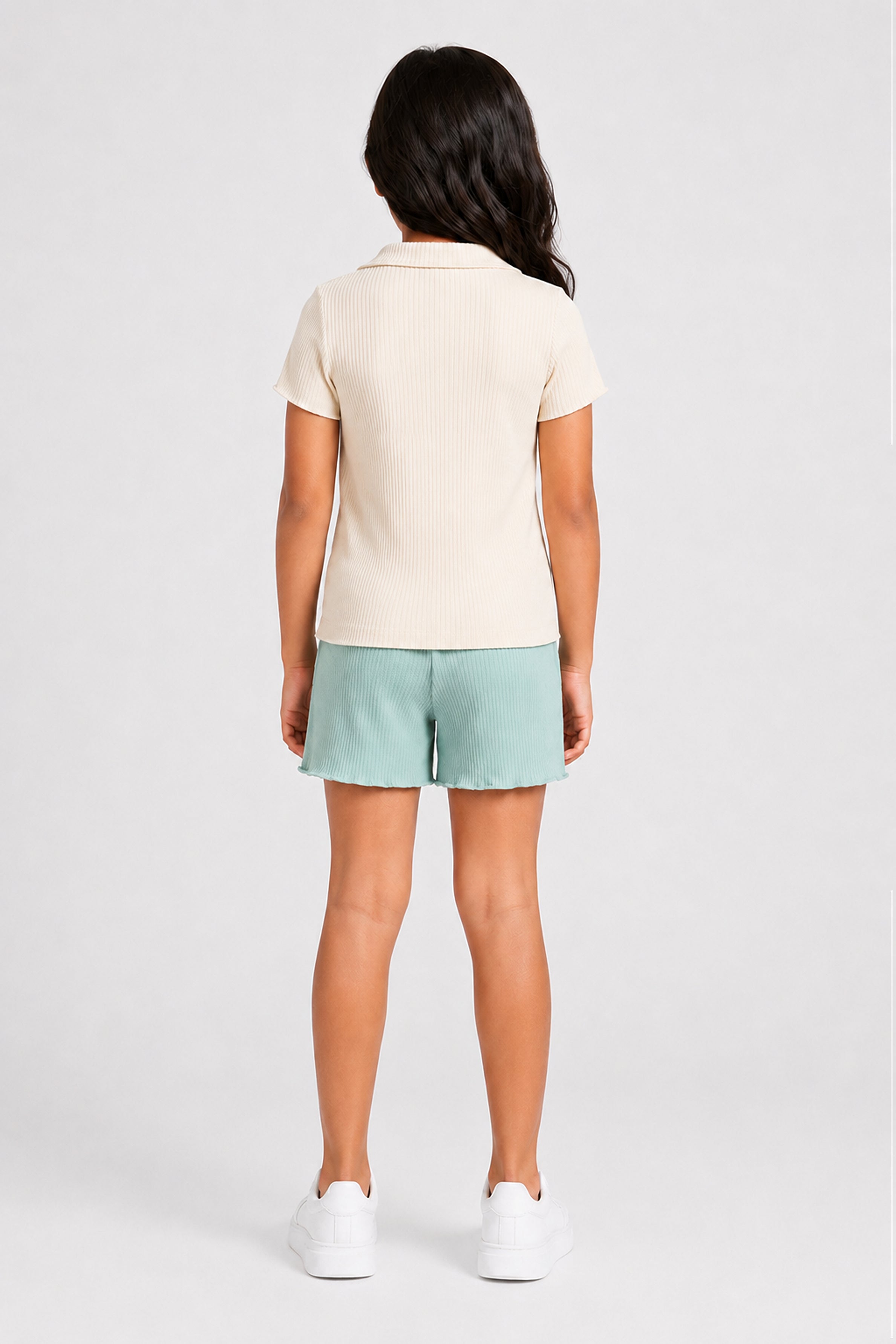 LITTLE MODANO Kid's Girls Top - Beige