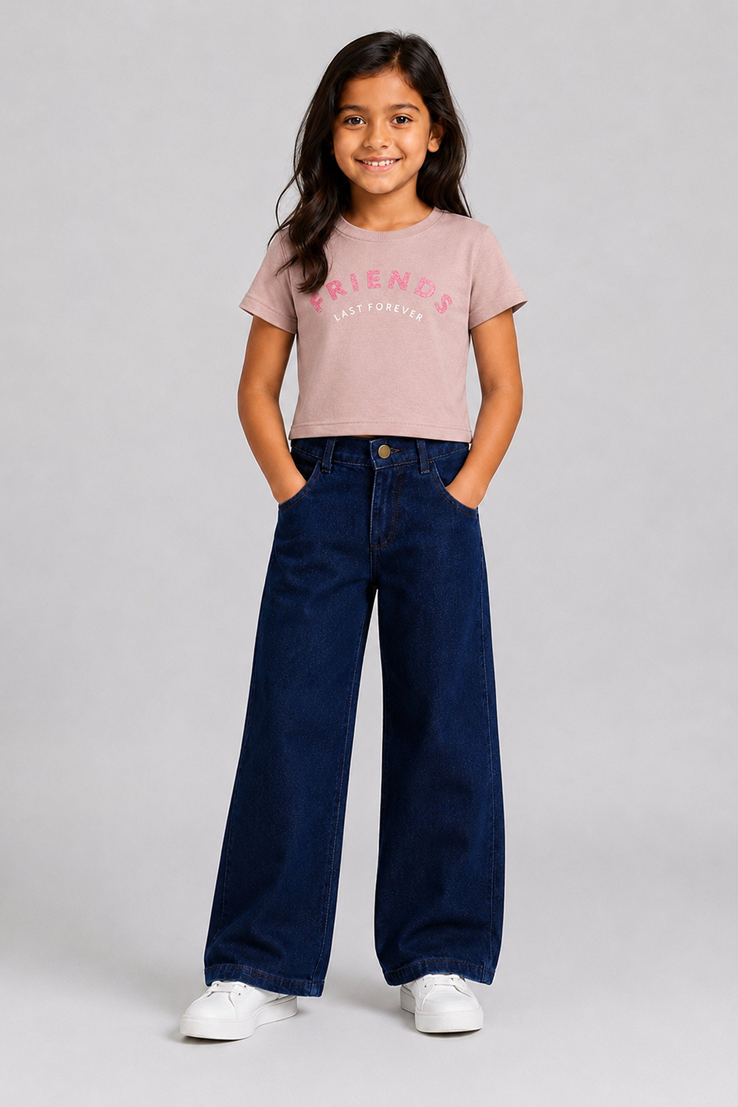 LITTLE MODANO Kid's Girls Top - Pink