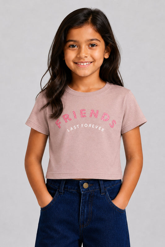 LITTLE MODANO Kids' Pink Top