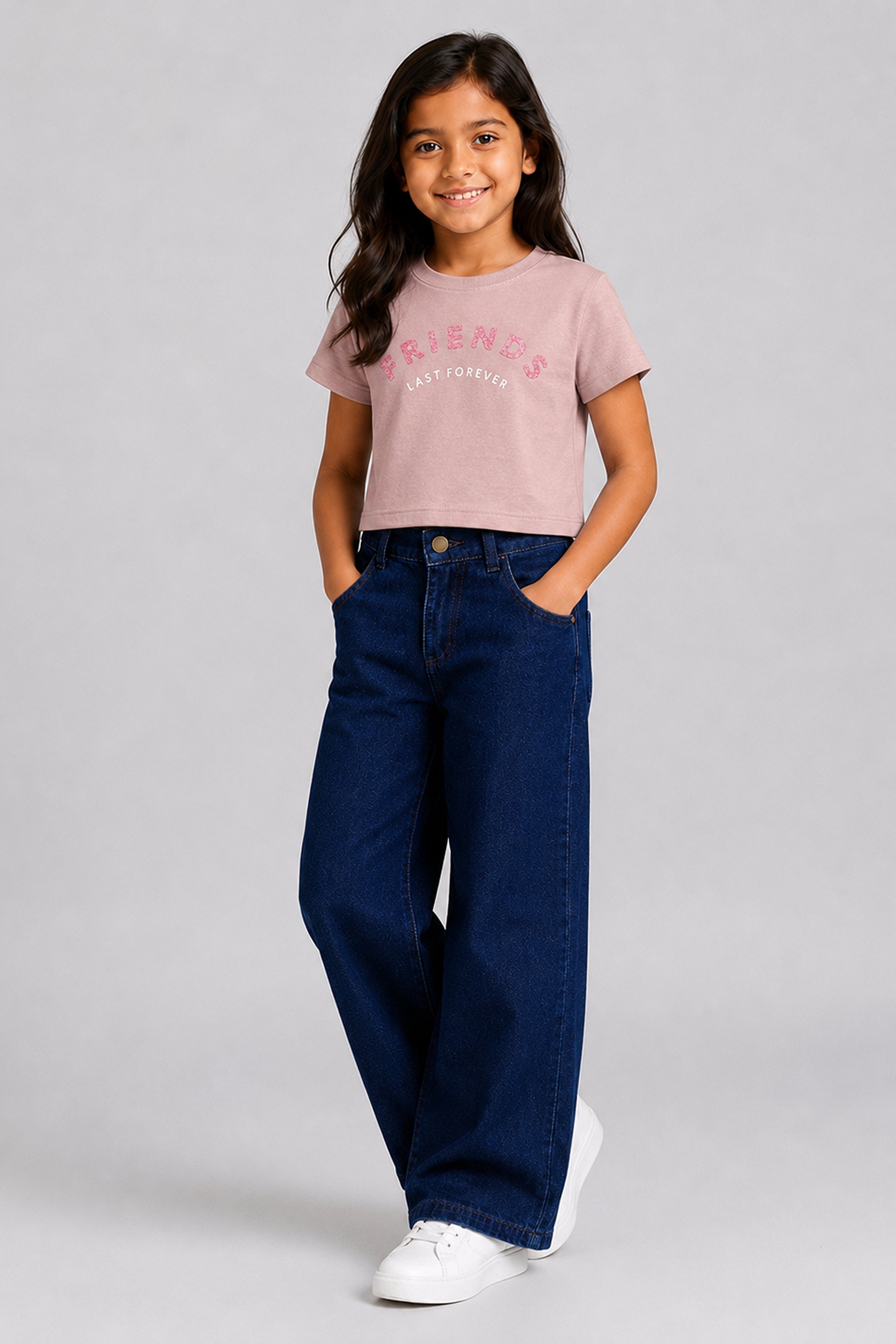 LITTLE MODANO Kid's Girls Top - Pink