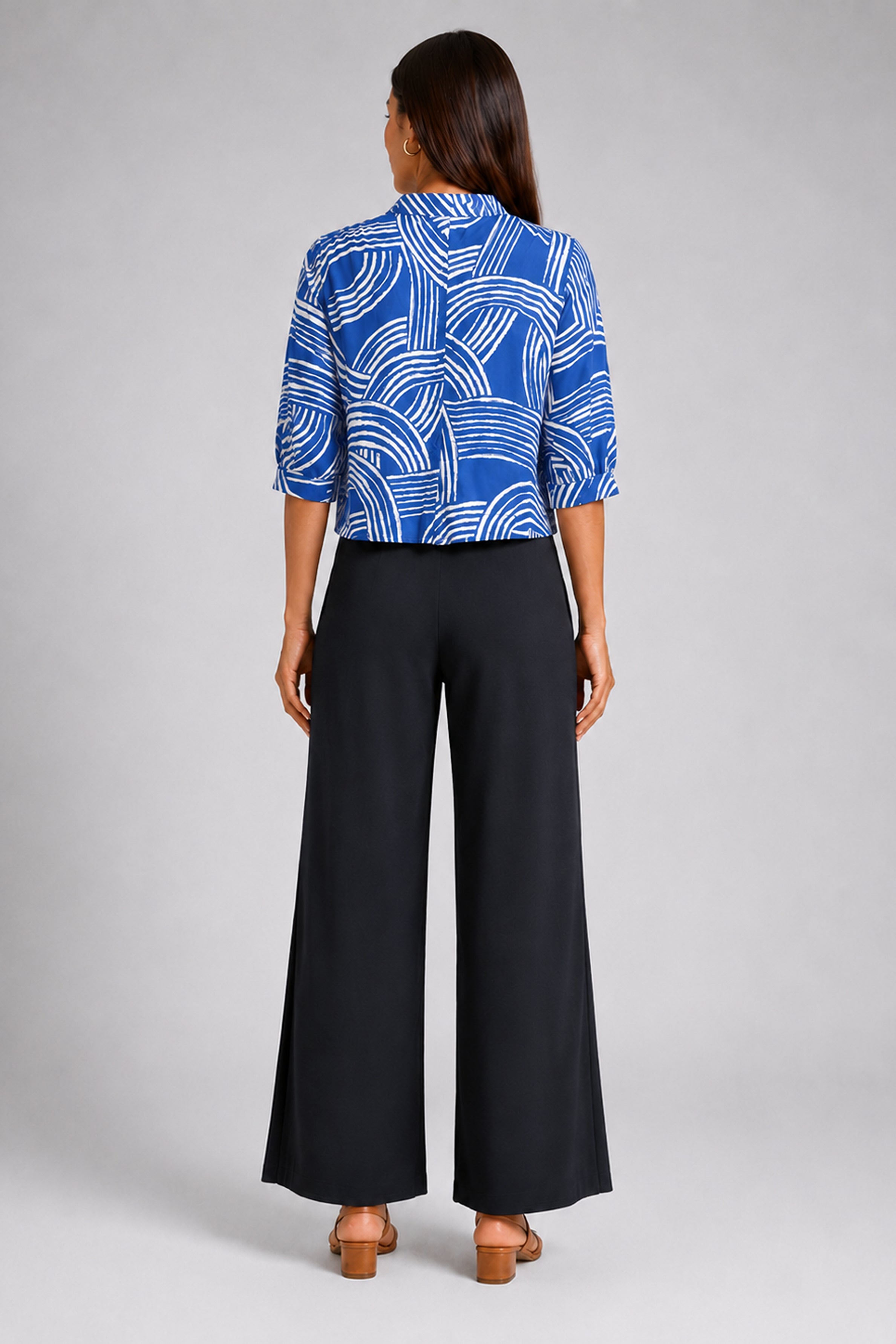 Envogue Formal Blouse - Blue