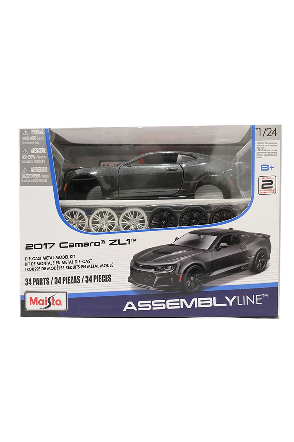 Maisto Assembly Line 2017 Chevrolet Camaro Zl-1 Car (34Pcs)