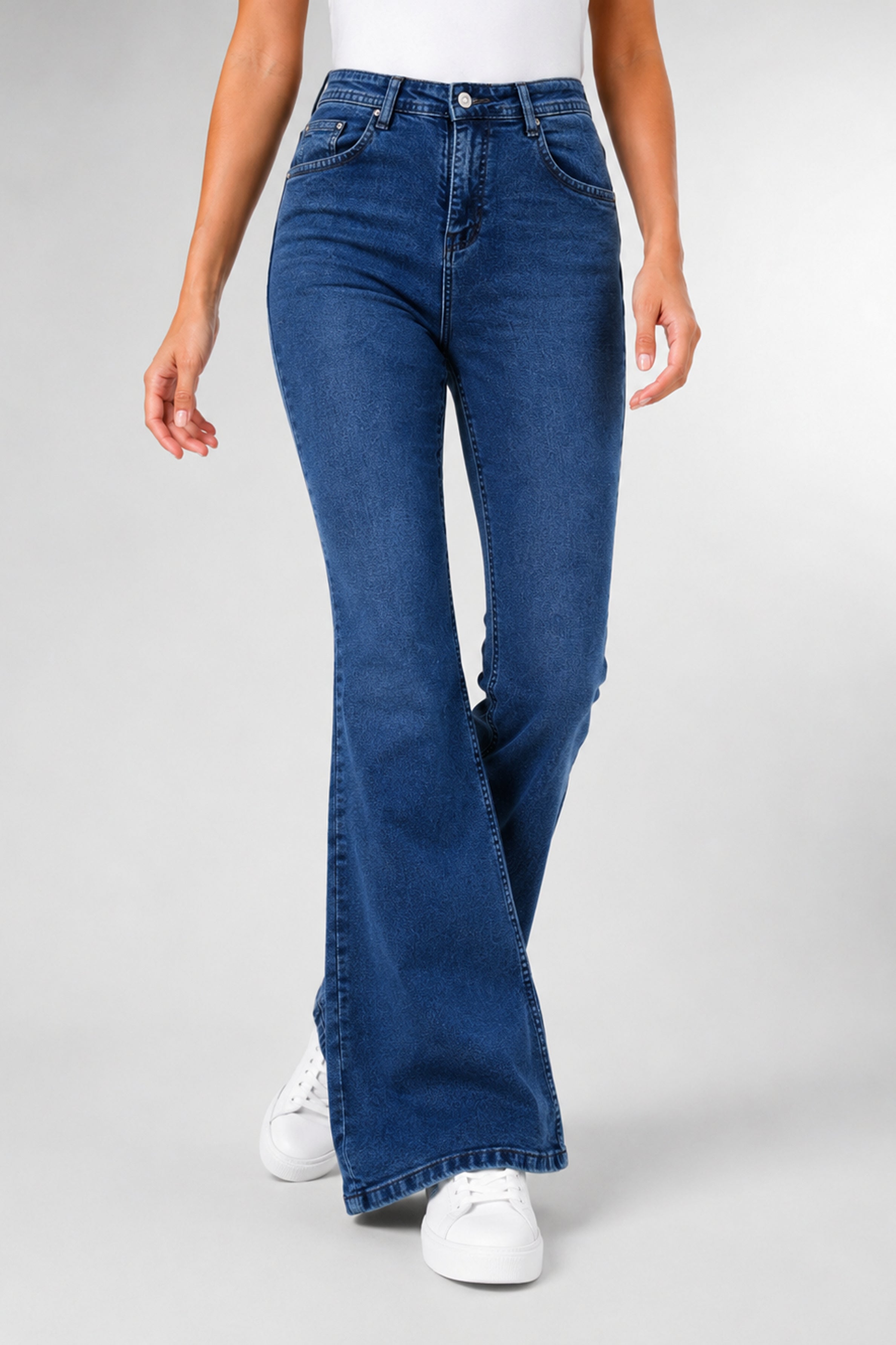 MODANO Women's Jeans - Stone Blue