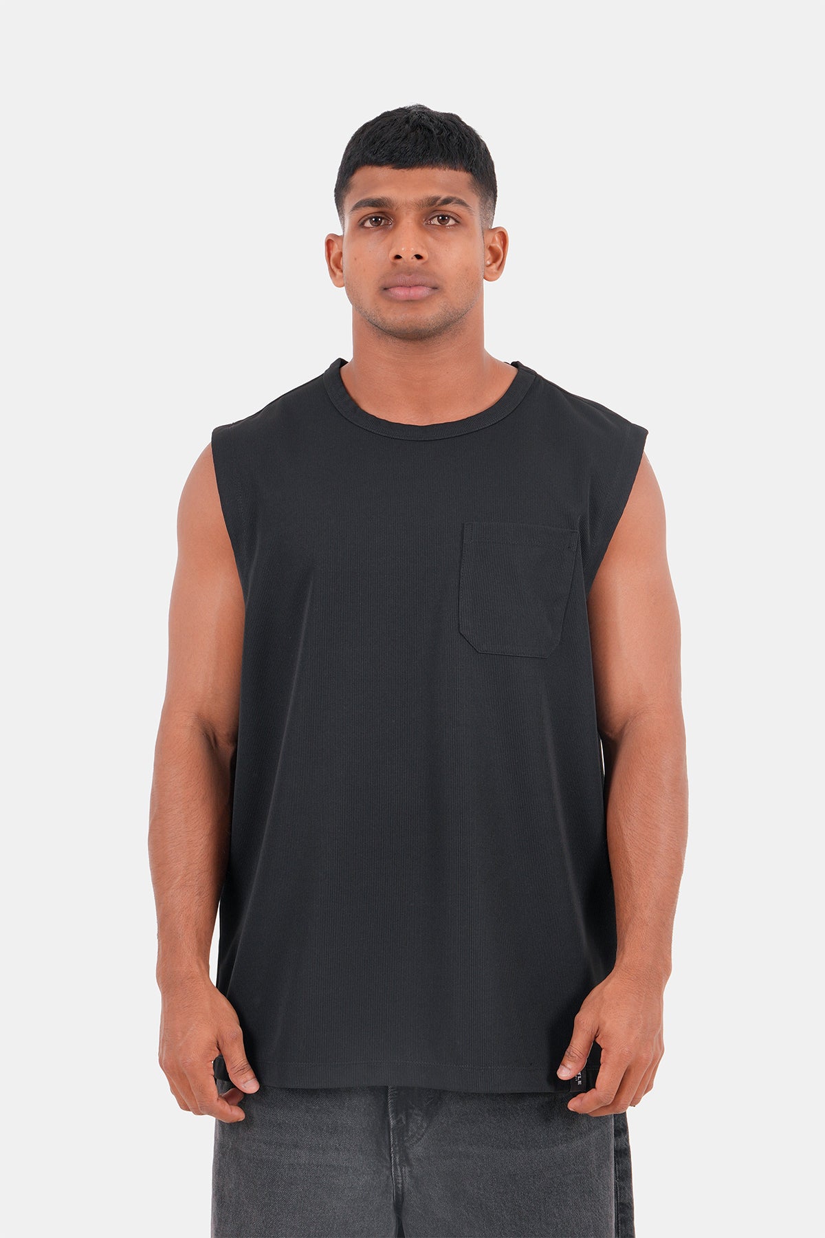 Hustle Men's Skinny-Fit Crew Neck T-Shirt - Summer Casual