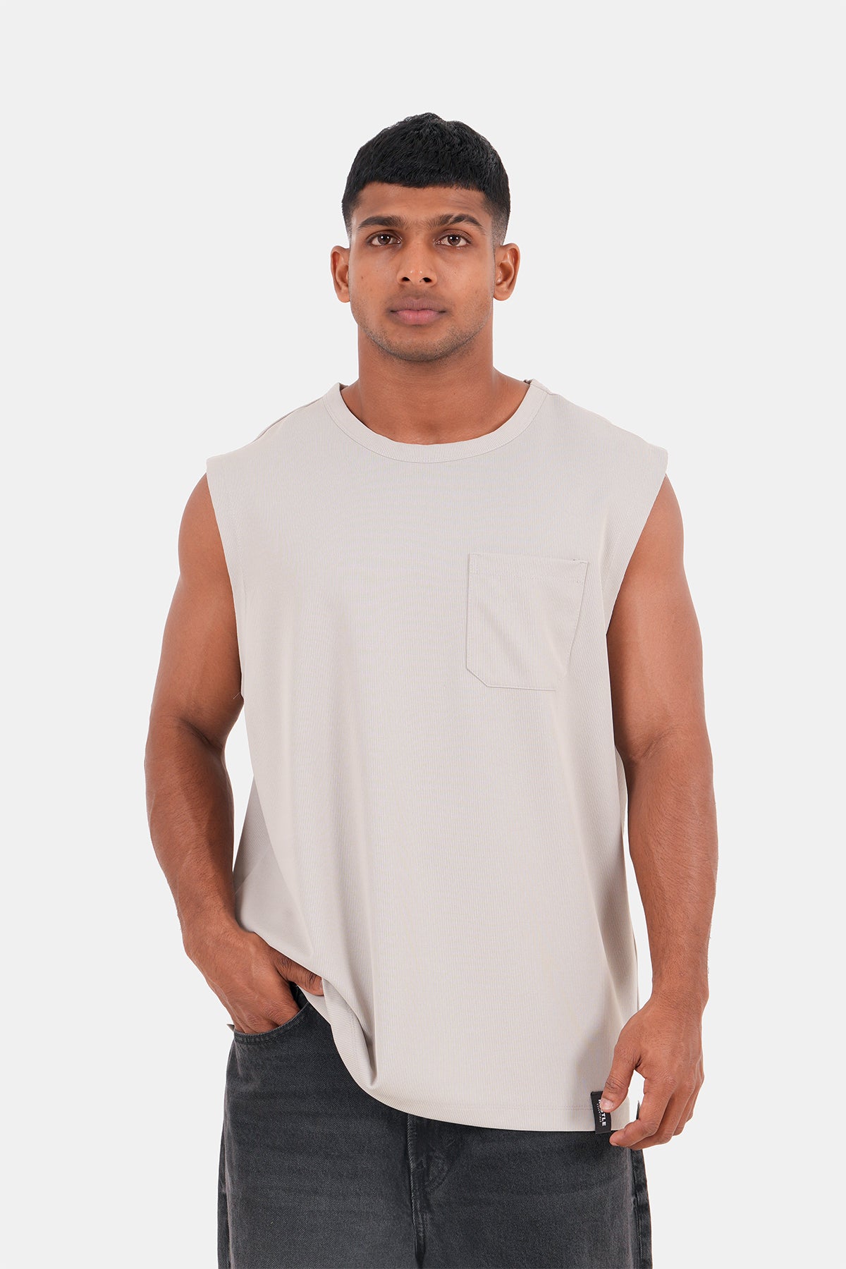 Hustle Men's Skinny-Fit Crew Neck T-Shirt - Summer Casual