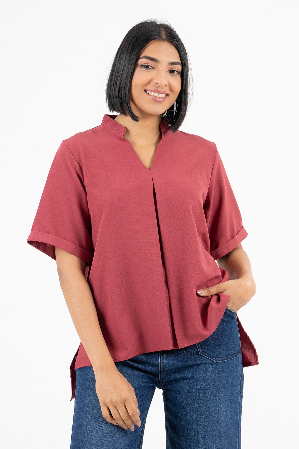 Envogue Women's Chic Casual Blouse