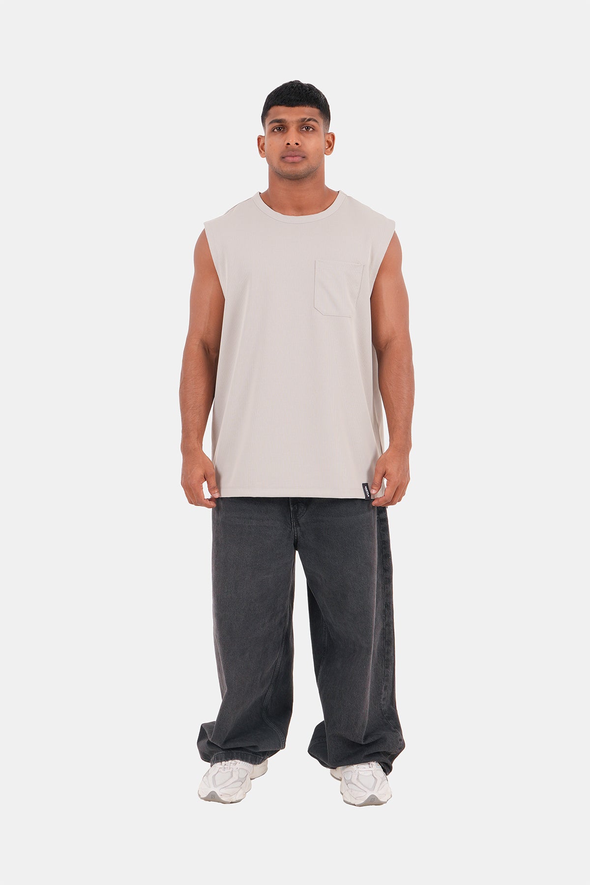 Hustle Men's Skinny-Fit Crew Neck T-Shirt - Summer Casual