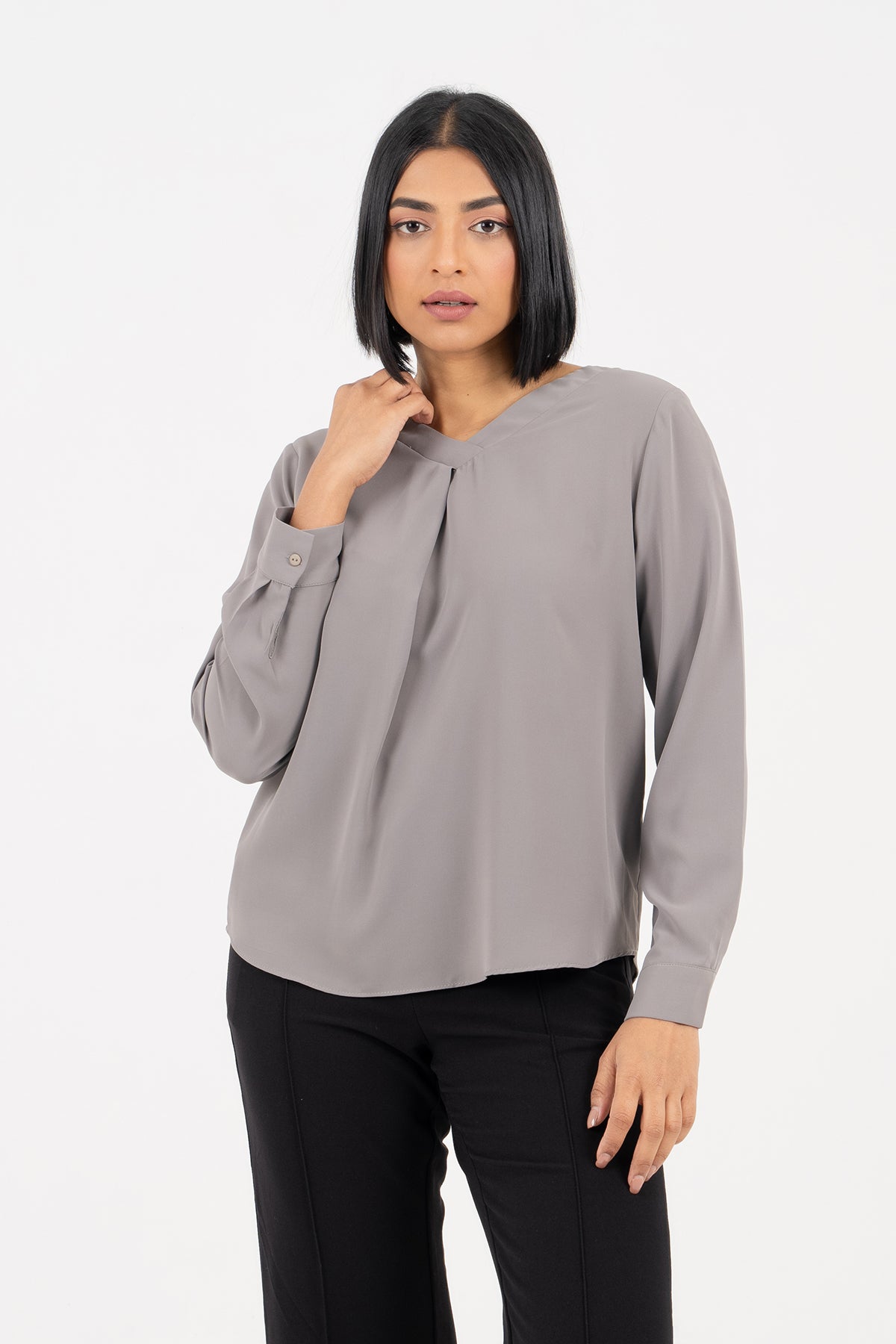 Envogue Women's Chic Office Blouse