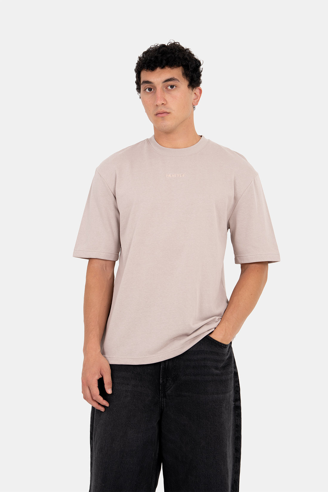 Hustle Men's Casual Oversize T-Shirt