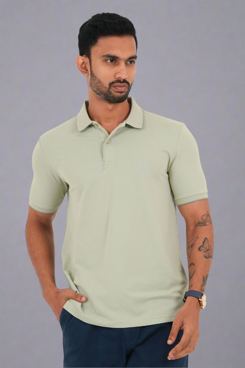 King Street TIMELESS Men's Casual Polo T-Shirt