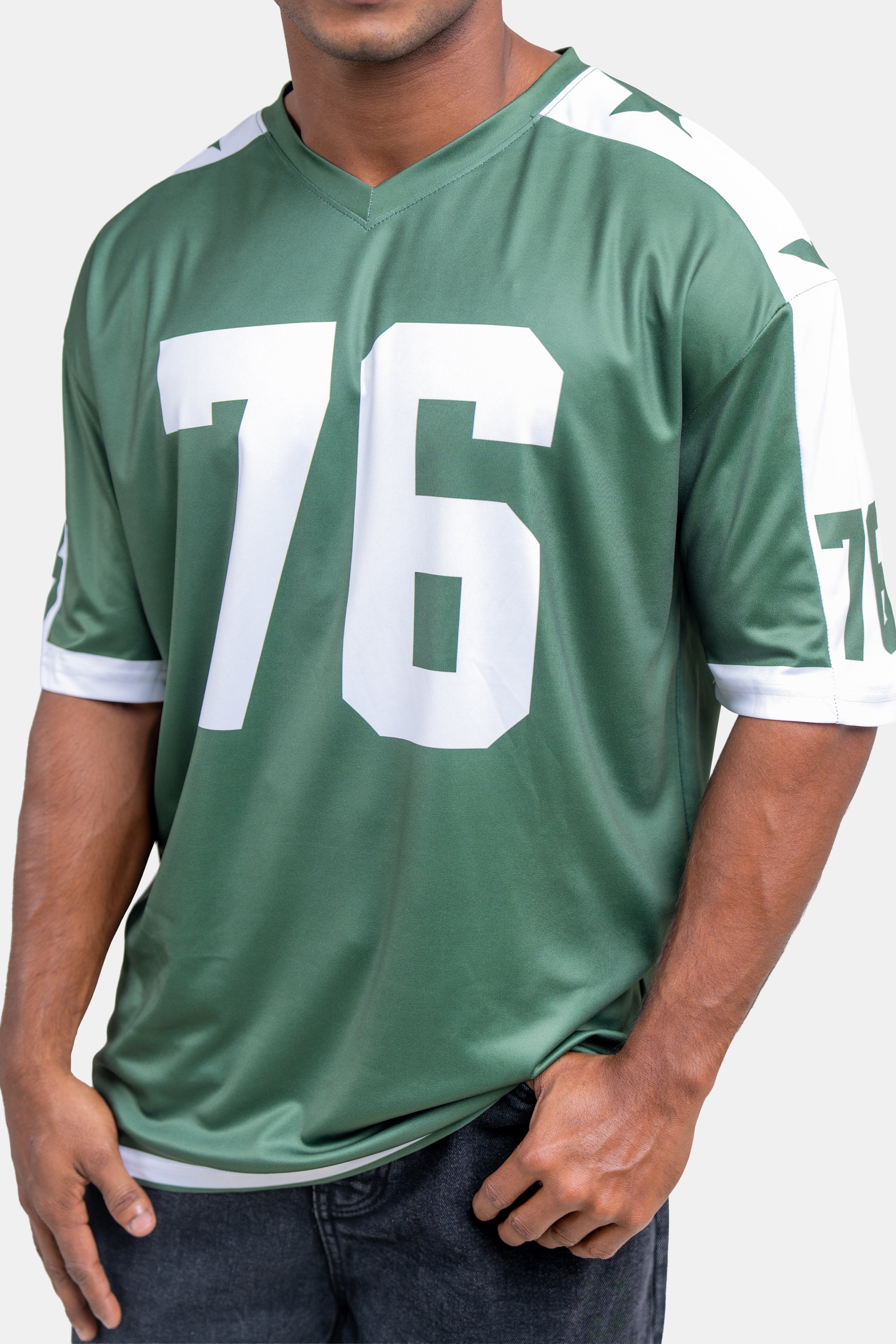 HUSTLE Men's V-Neck T-Shirt
