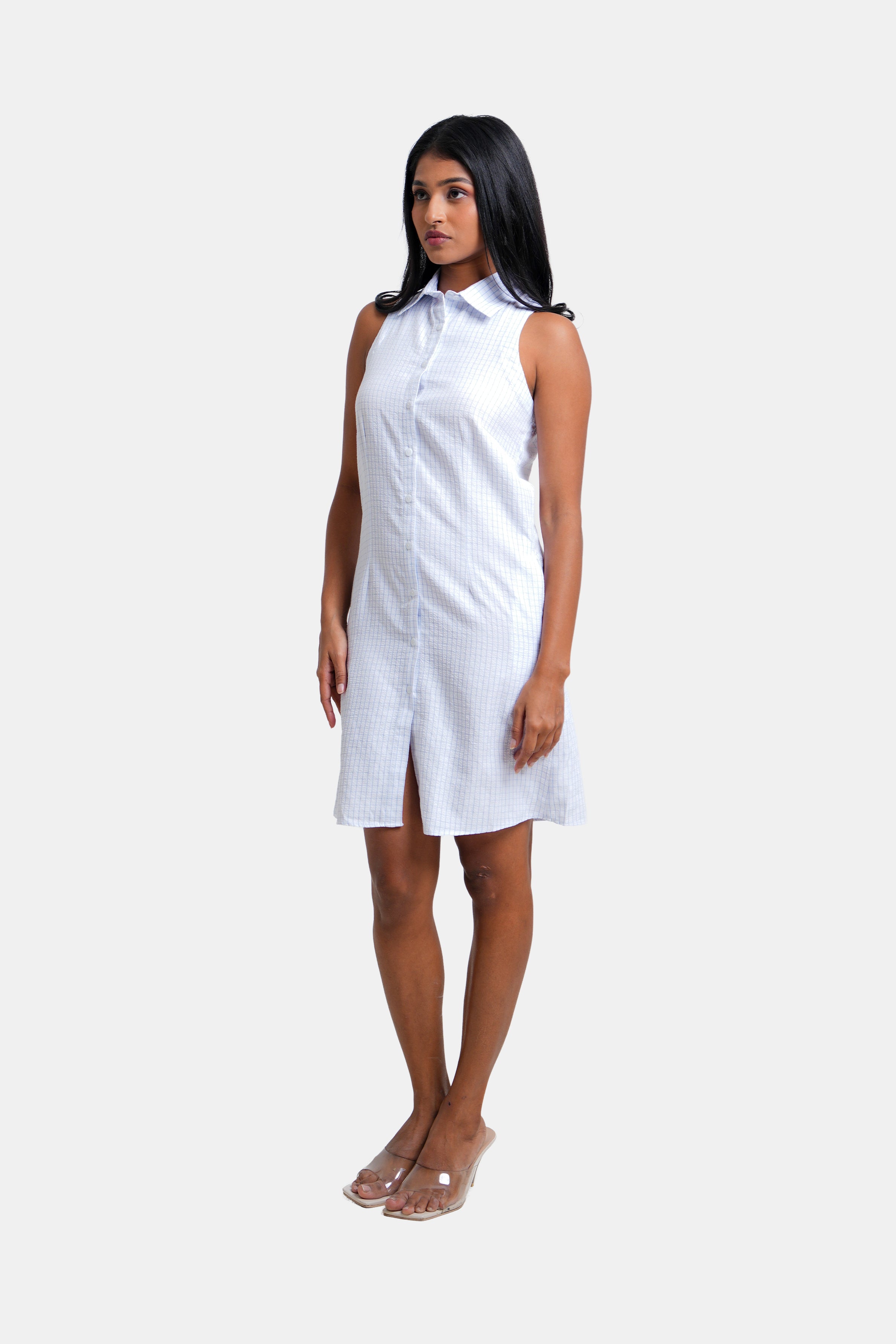 Modano Women's Short Sleeveless Dress -  Casual Wear