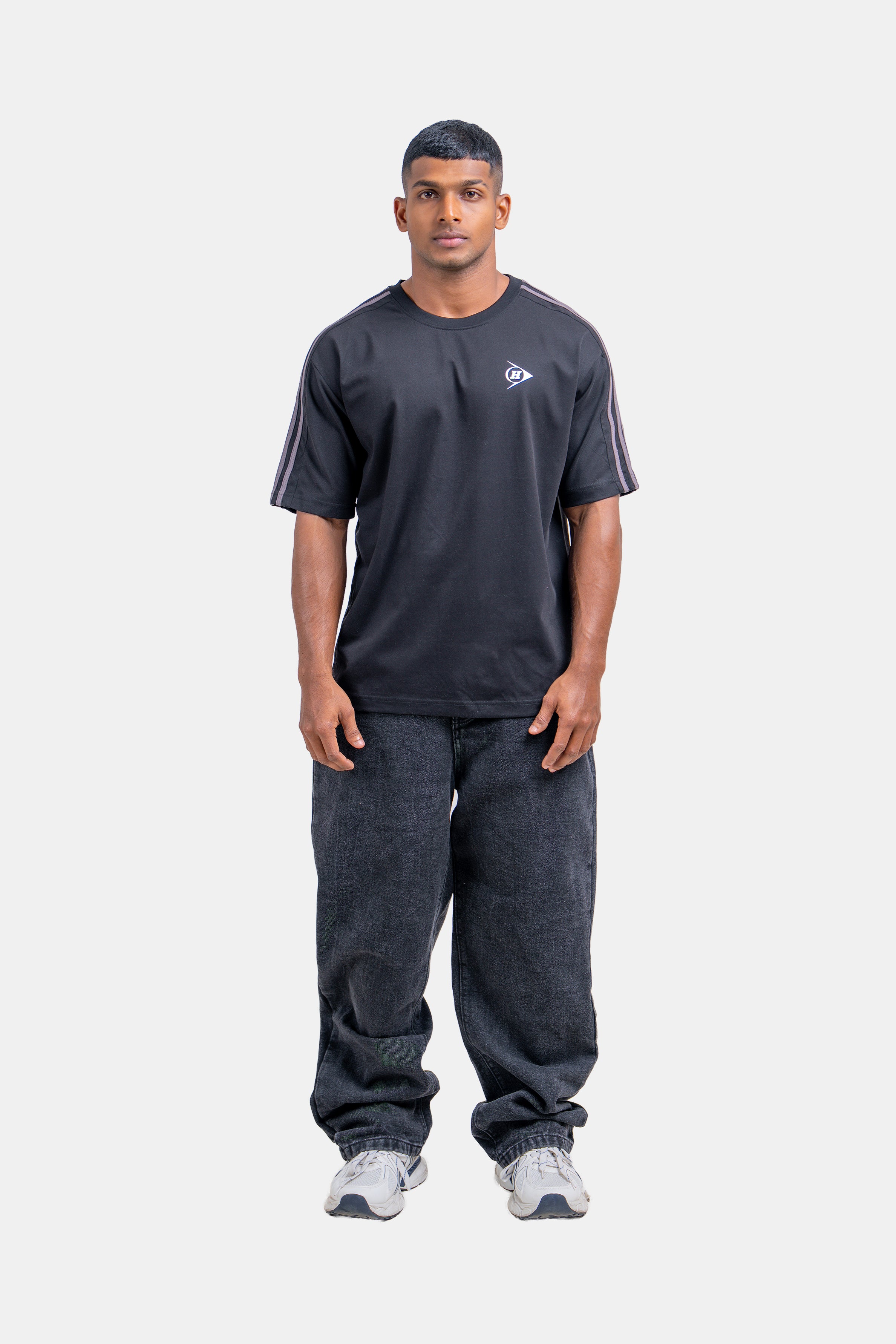Hustle Men's Denim Jeans - Blue & Ash Washes