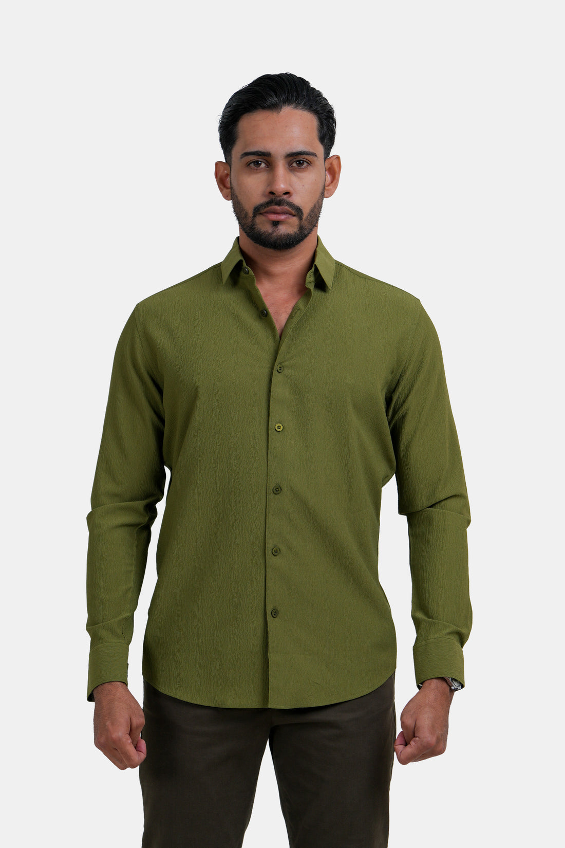 King Street Men’s Slim Fit Long Sleeve Casual Shirt