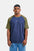 Hustle Men's Crew Neck T-Shirt - Cloud Dancer, Naval Academy & Green