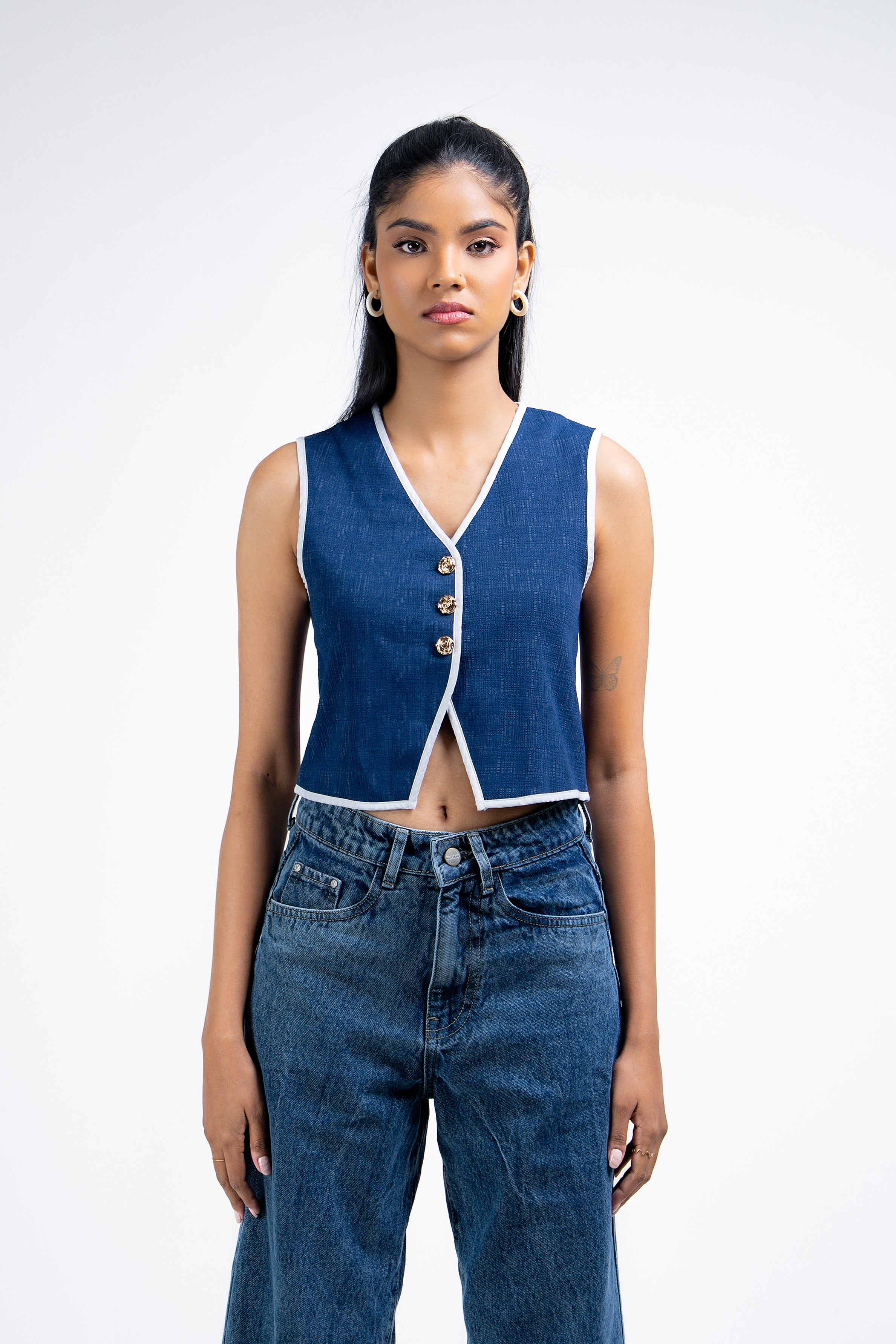 Modano Women's Waistcoat- Casual Wear