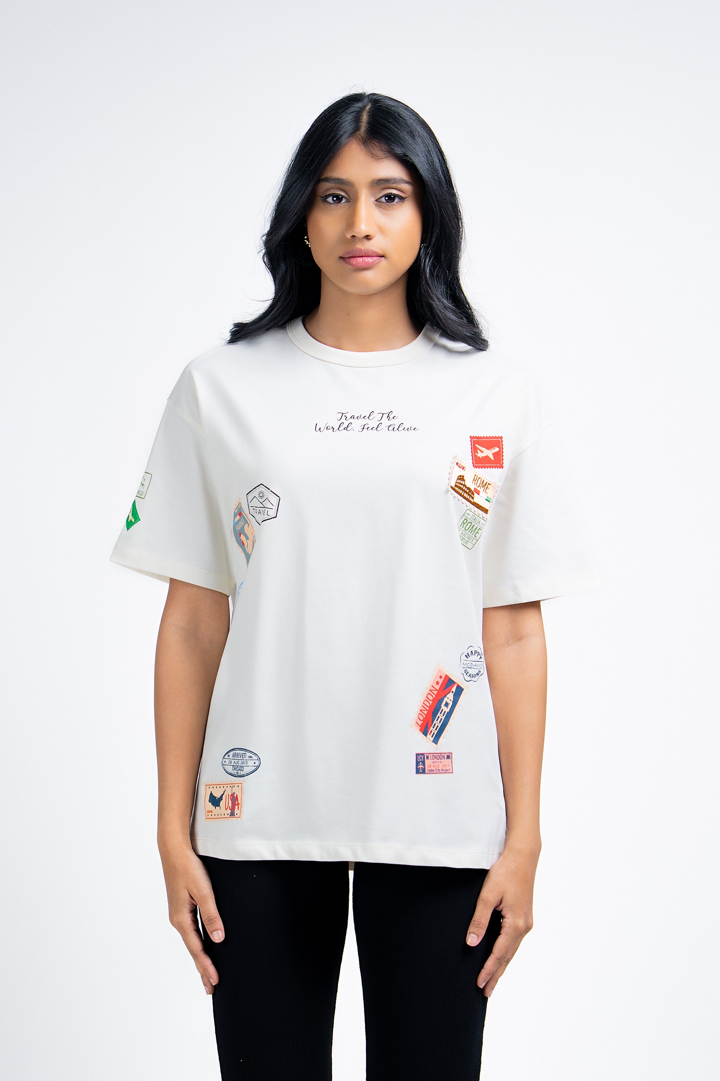 Modano Women's Oversized T Shirt - Casual Wear
