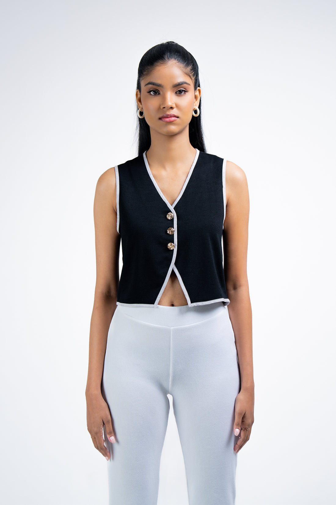 Modano Women's Waist coat - Casual Wear