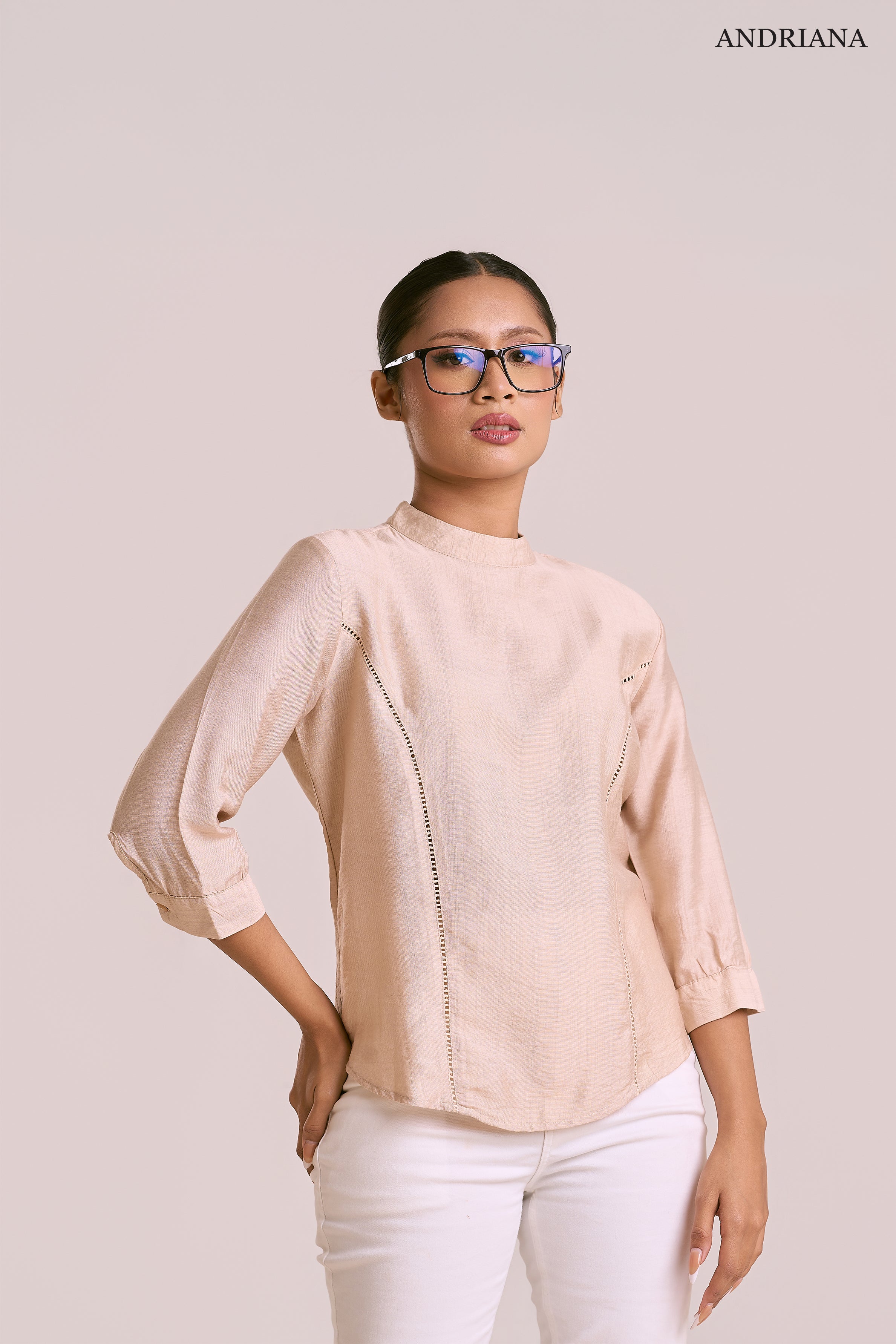 ANDRIANA Women's Formal Blouse