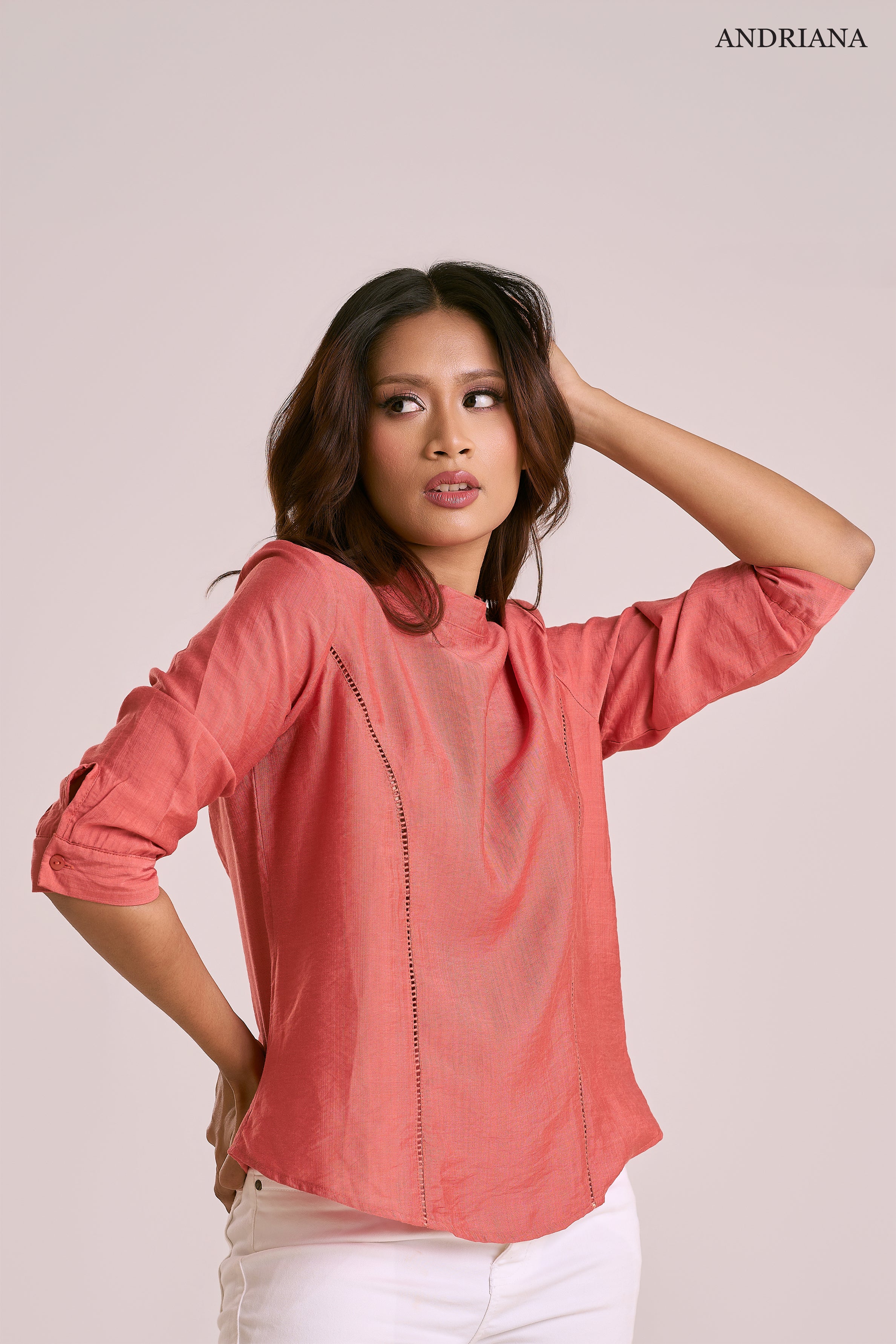 ANDRIANA Women's Formal Blouse