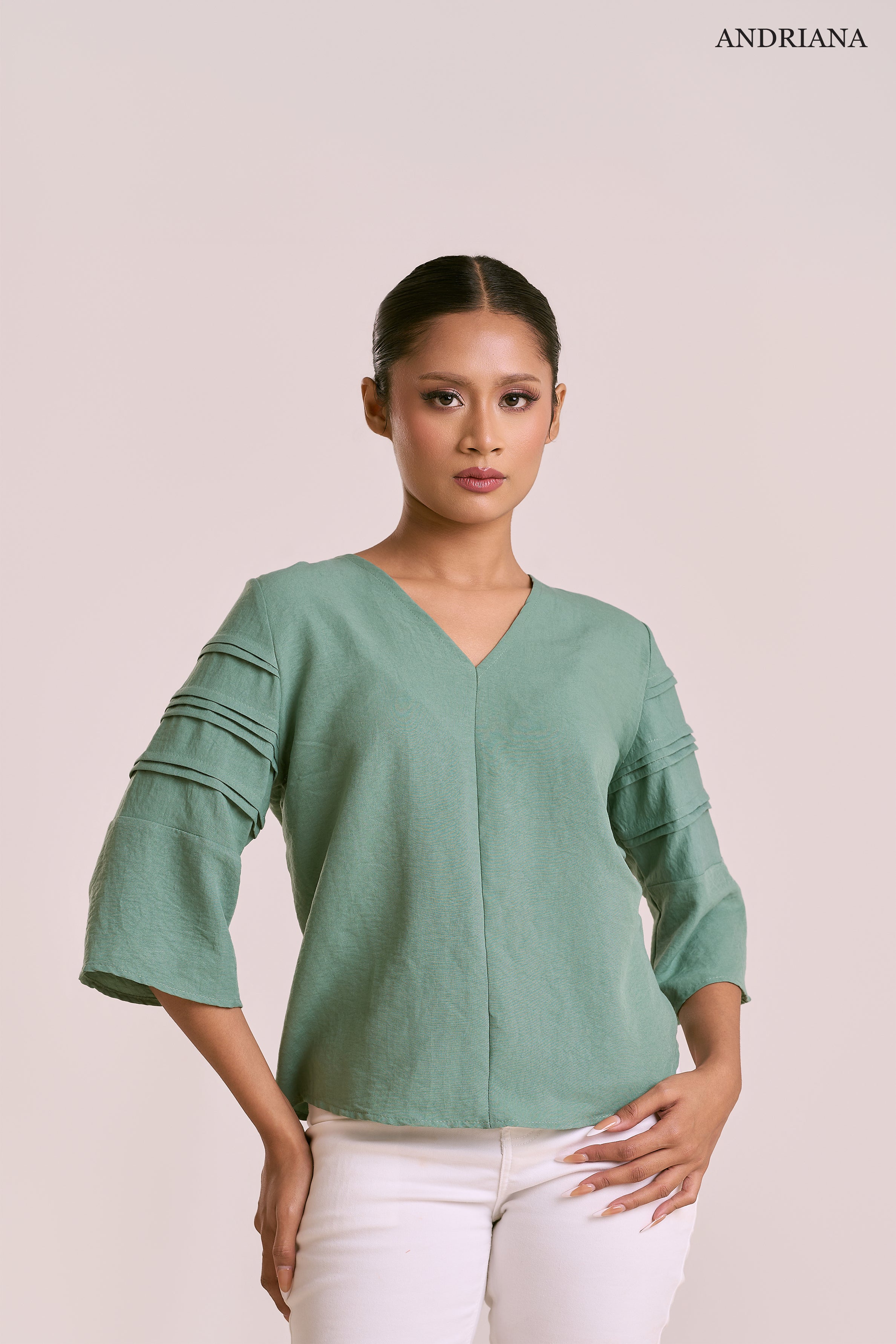 ANDRIANA Women's Formal Blouse