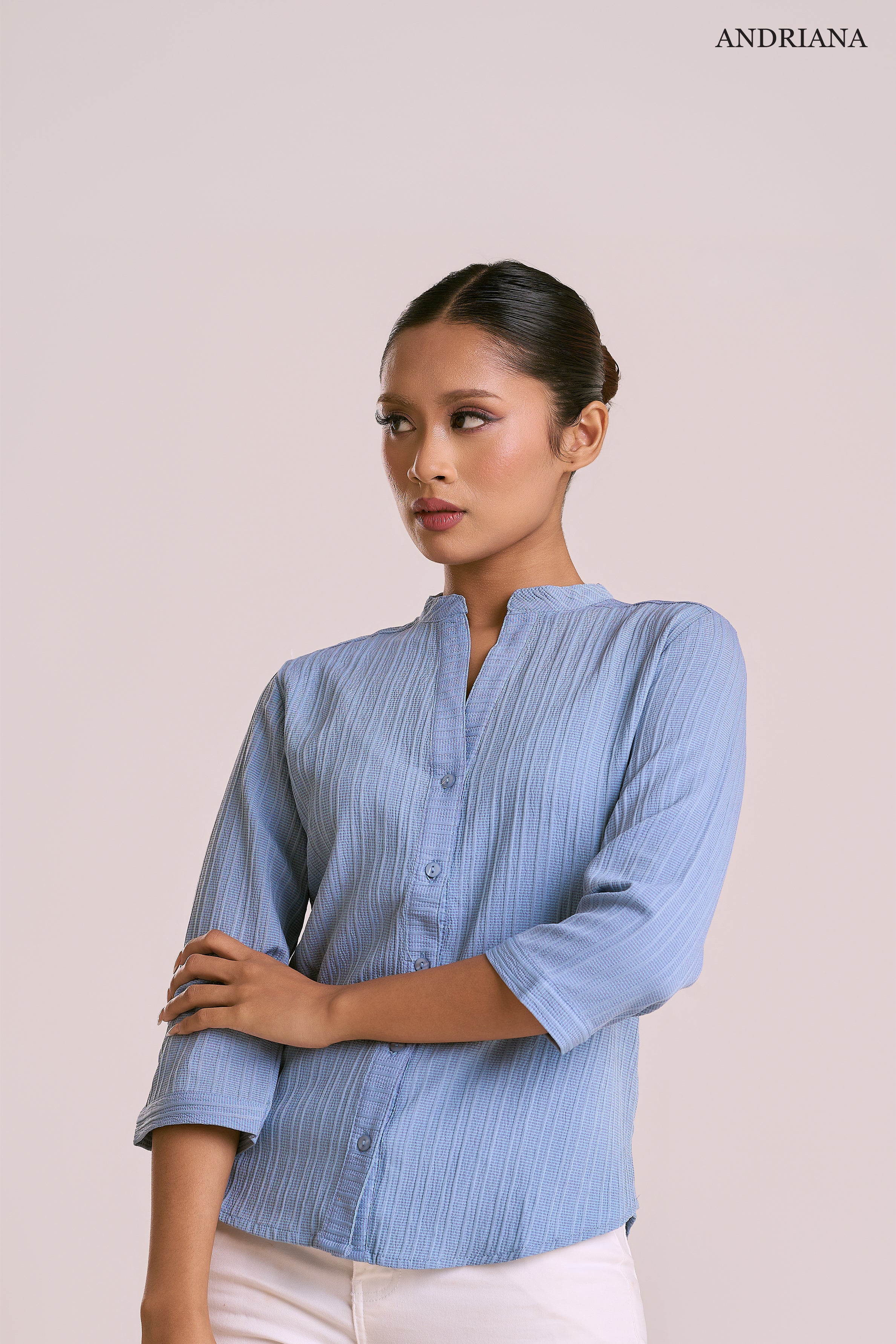 ANDRIANA Women's Formal Blouse