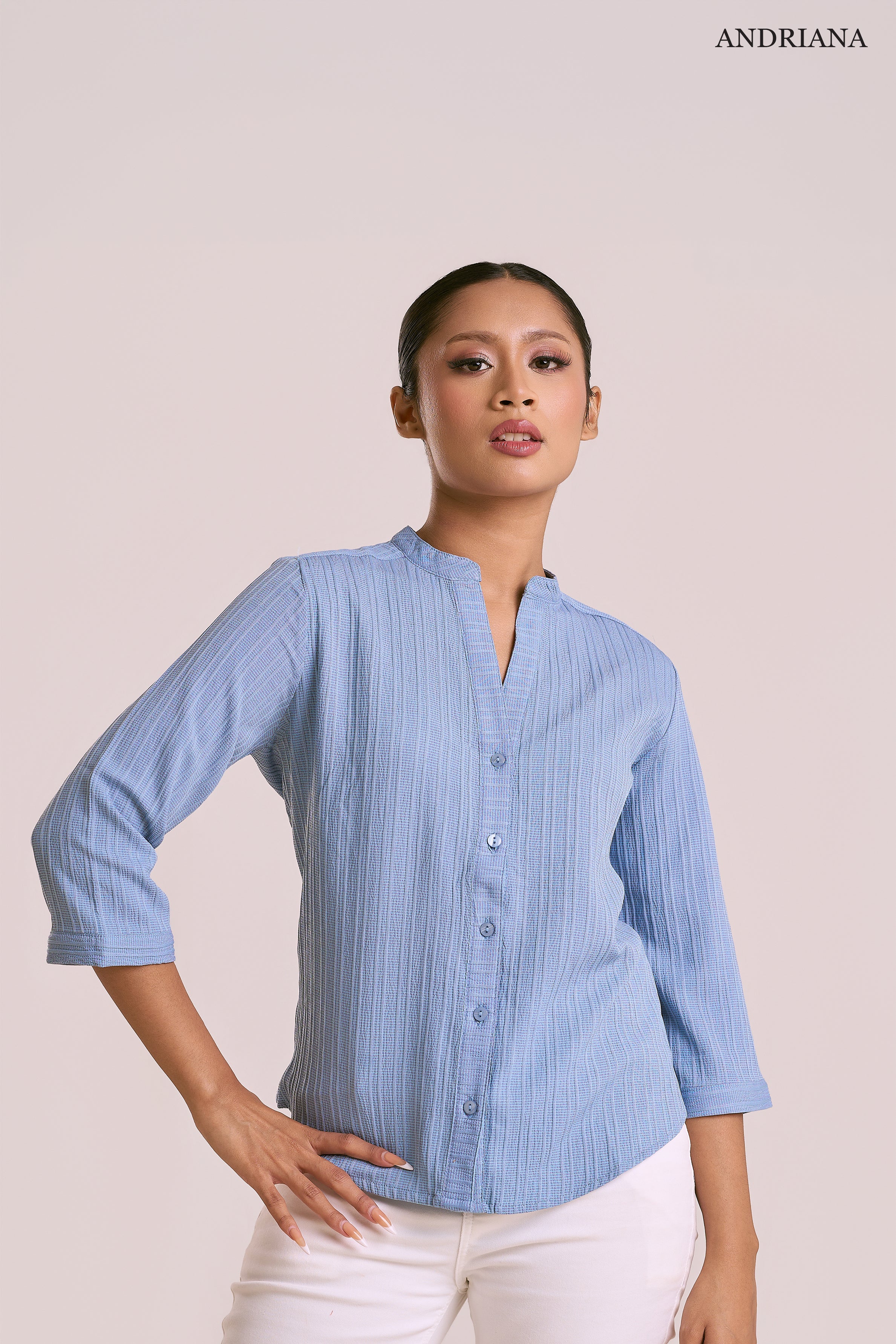 ANDRIANA Women's Formal Blouse