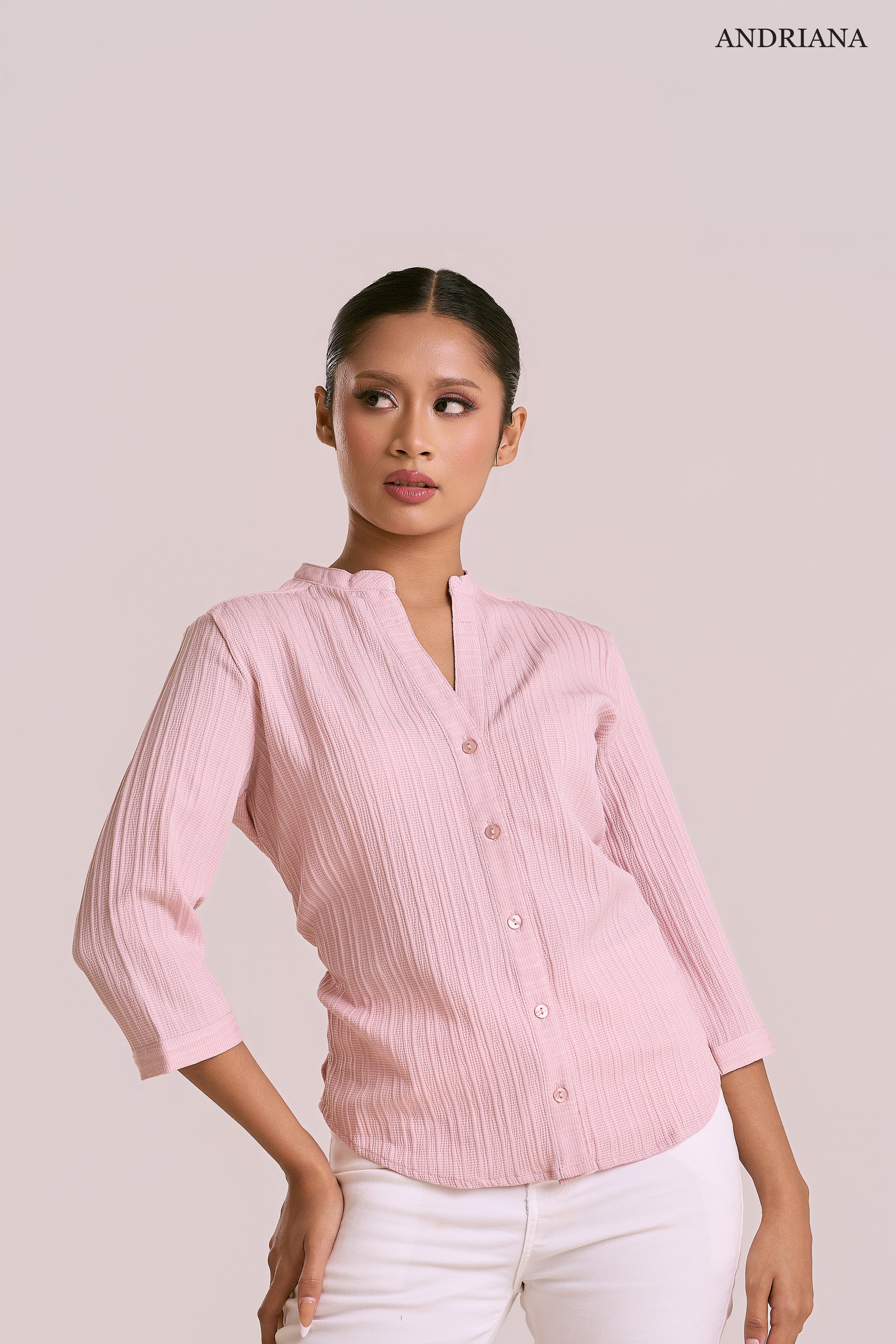 ANDRIANA Women's Formal Blouse
