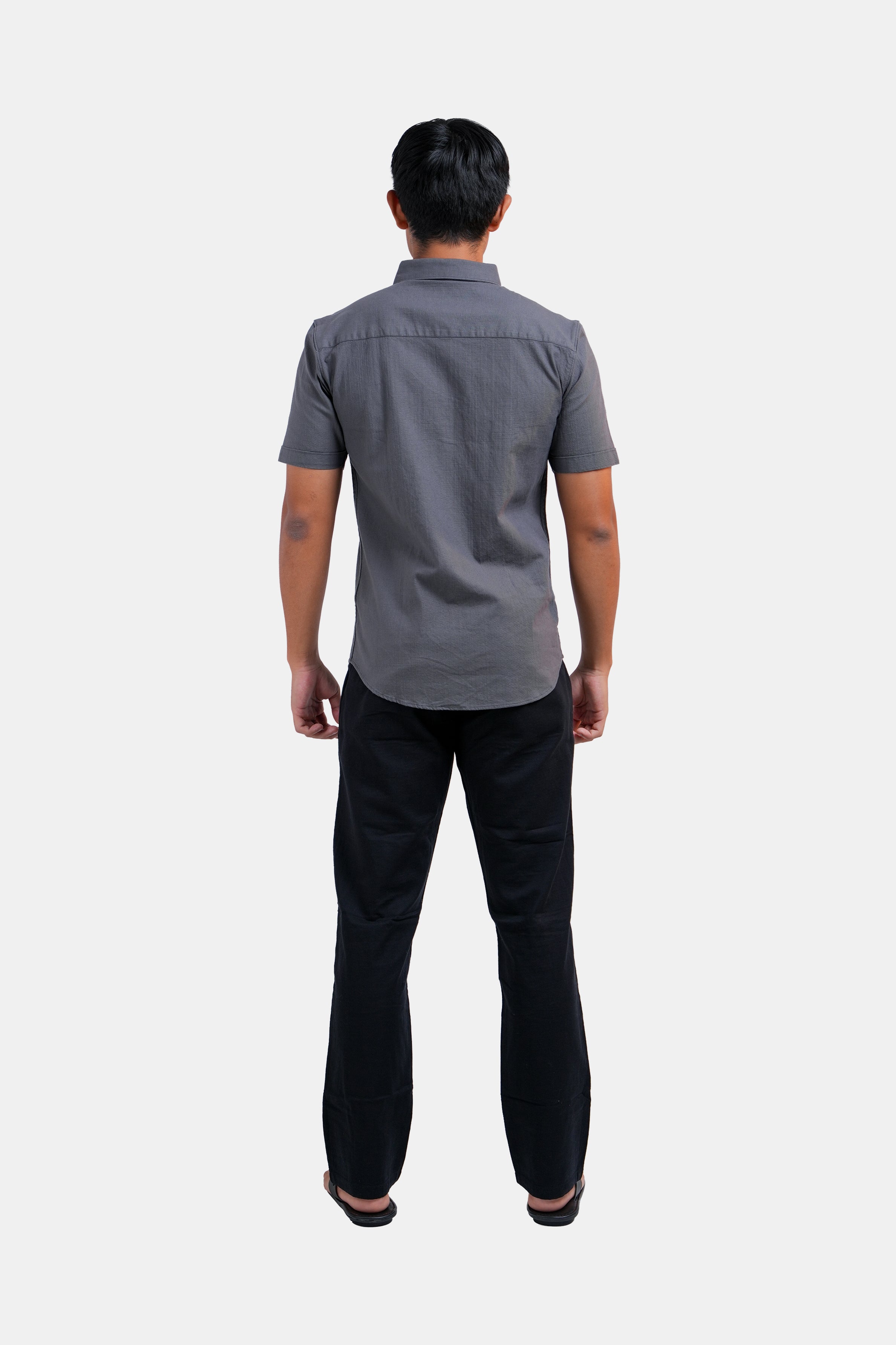 King Street Men's Double-Pocket Linen Shirt