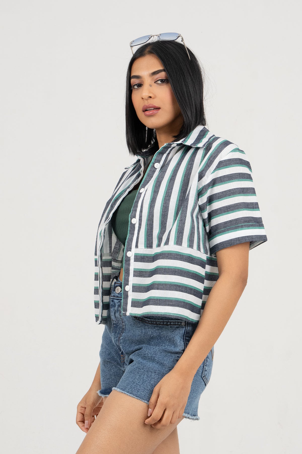 Envogue Women's Stripe Chic Casual Top