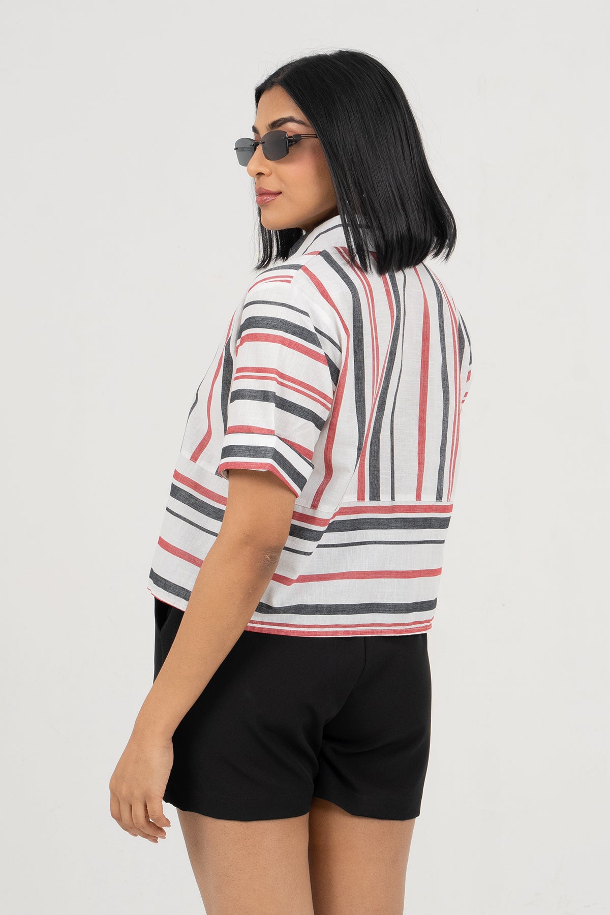 Envogue Women's Stripe Chic Casual Top