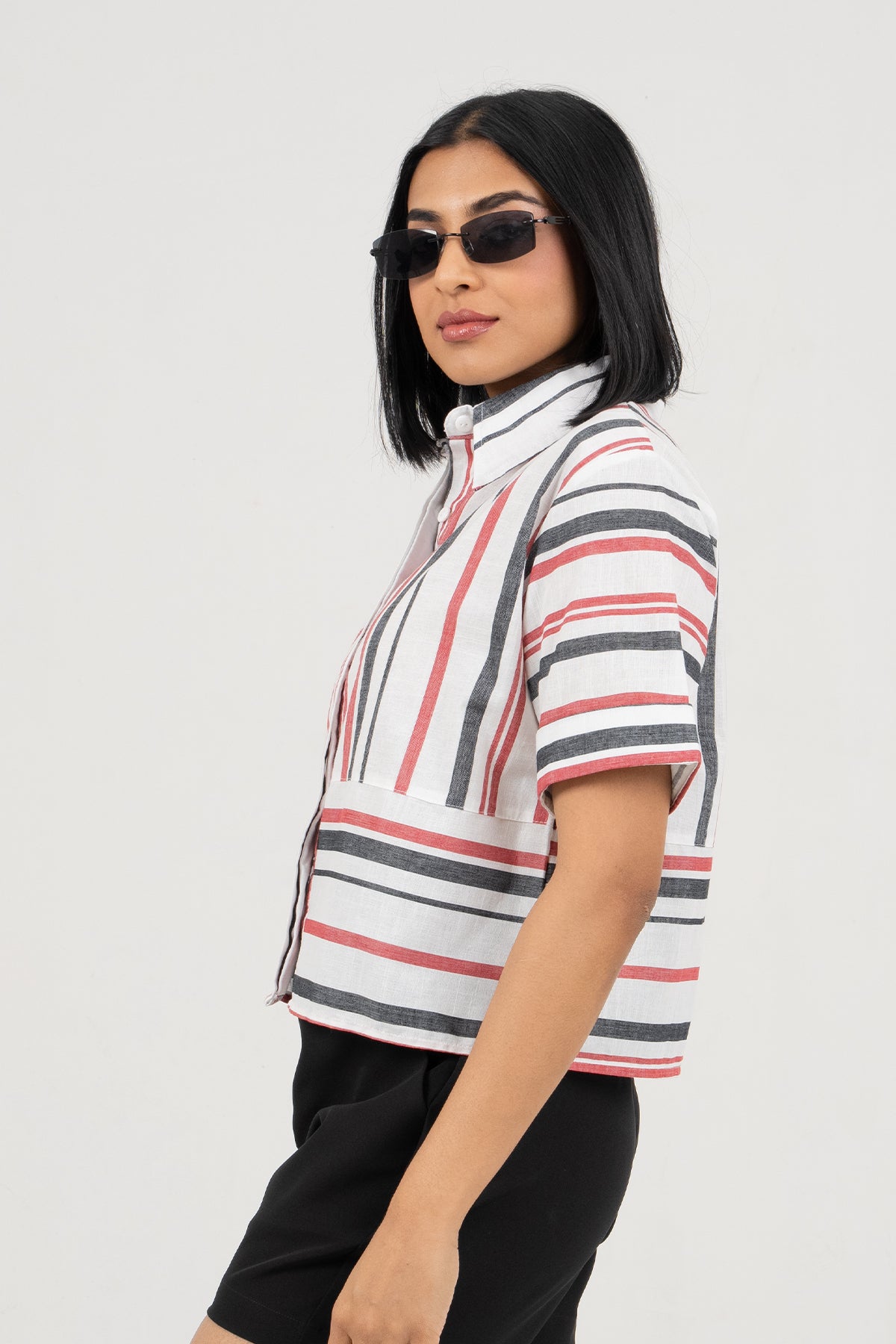 Envogue Women's Stripe Chic Casual Top