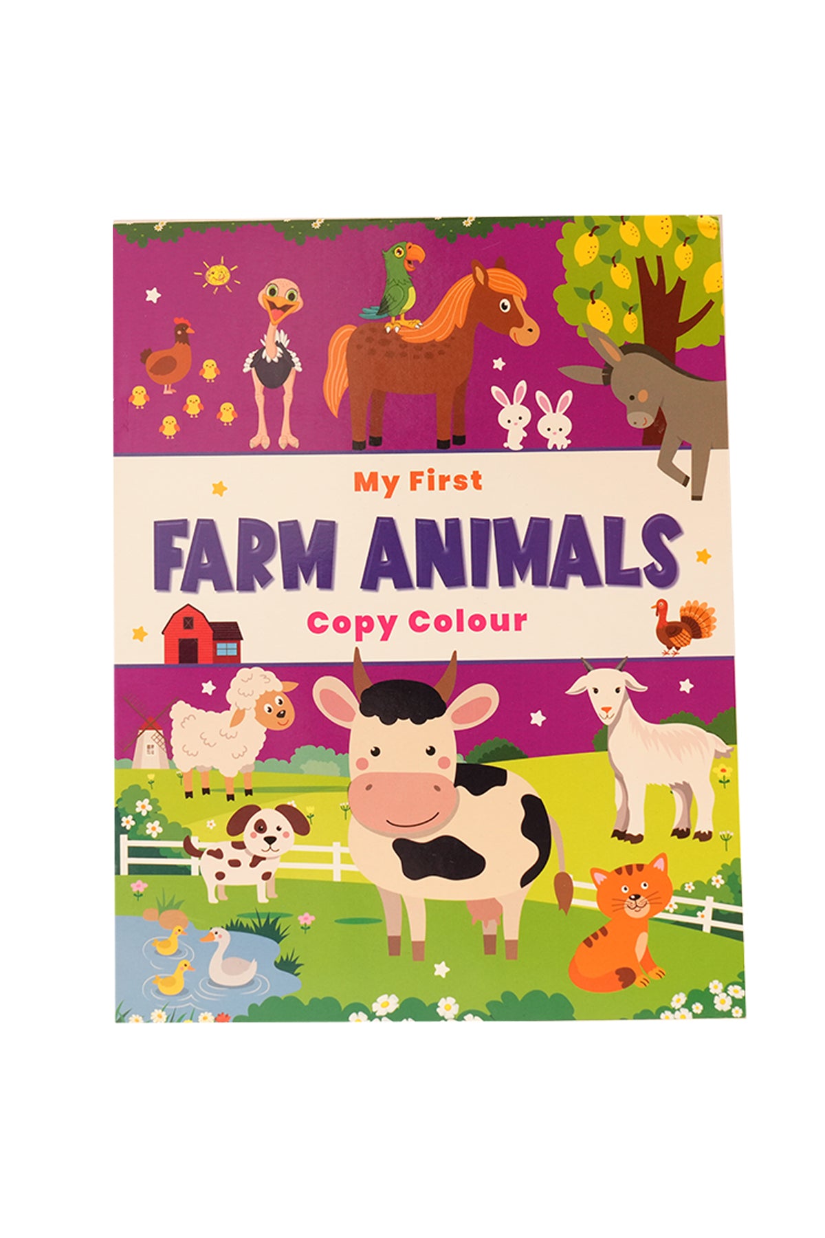 My First Farm Animal Copy Coloring Book