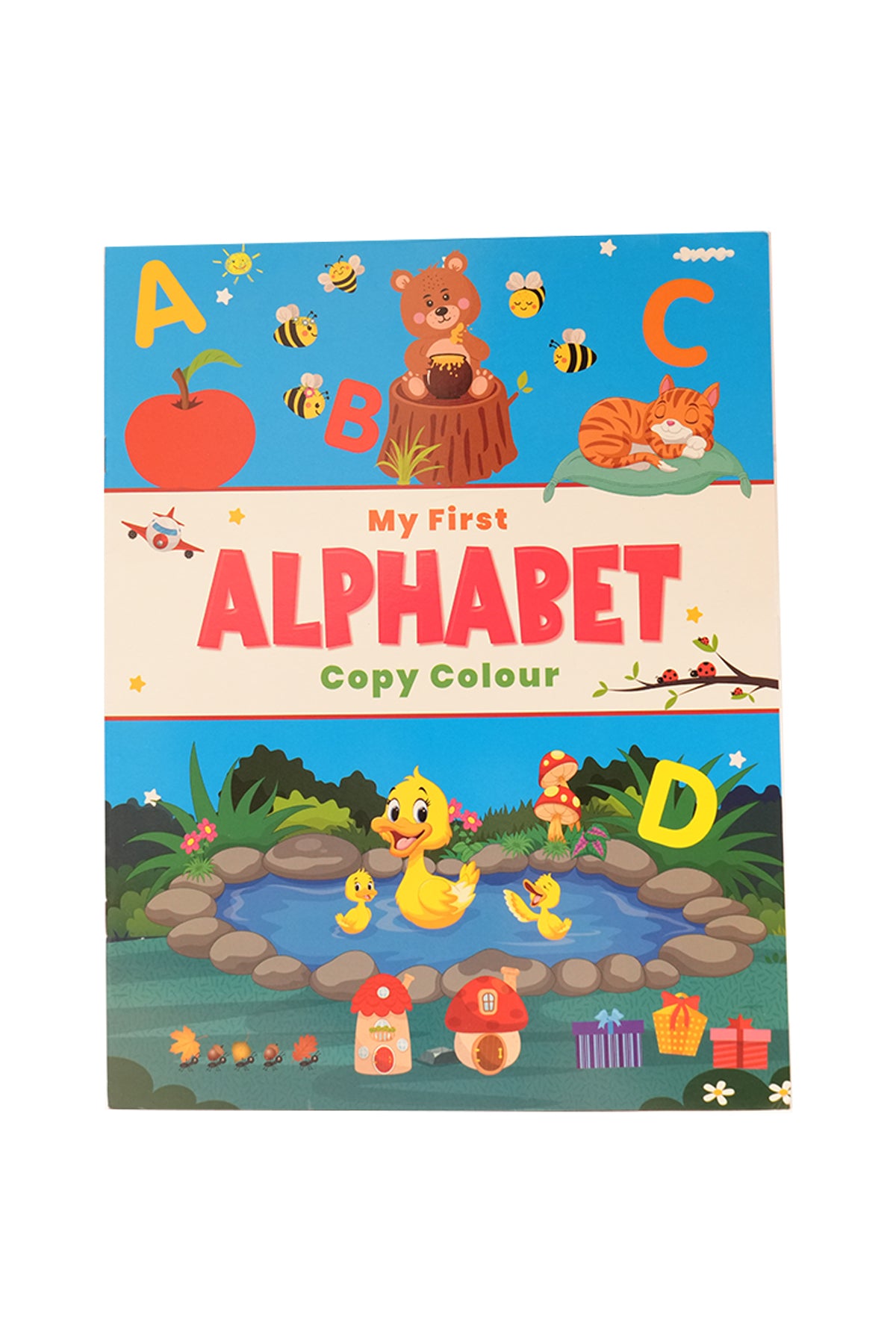 My First Alphabet Copy Coloring Book