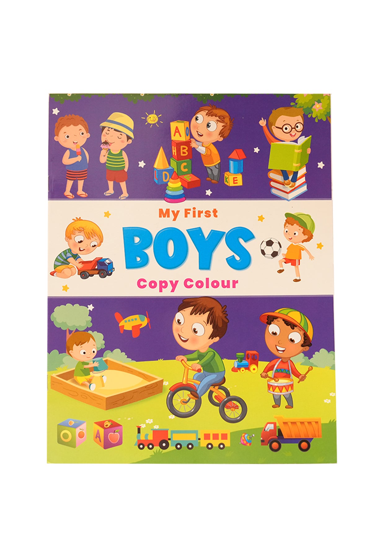 My First Boys Copy Coloring Book