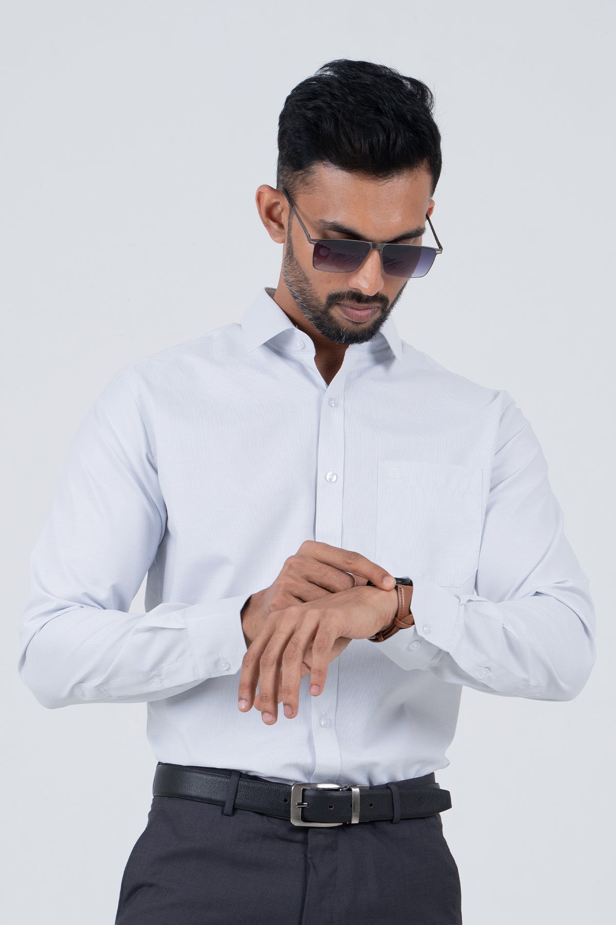 Gen Z Men's Long Sleeve Formal Shirt