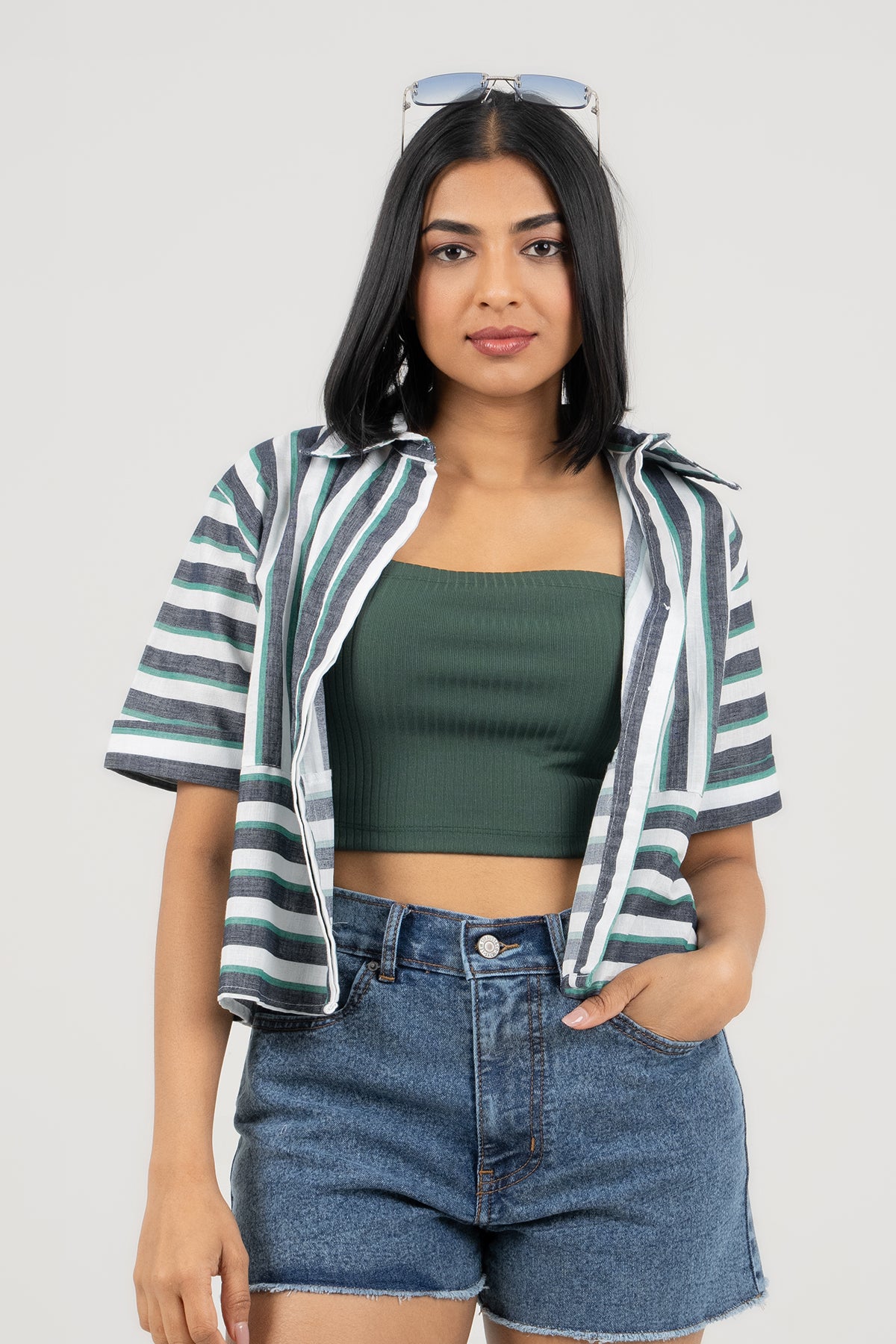 Envogue Women's Stripe Chic Casual Top