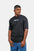 Hustle Men's Crew Neck T-Shirt - White & Black