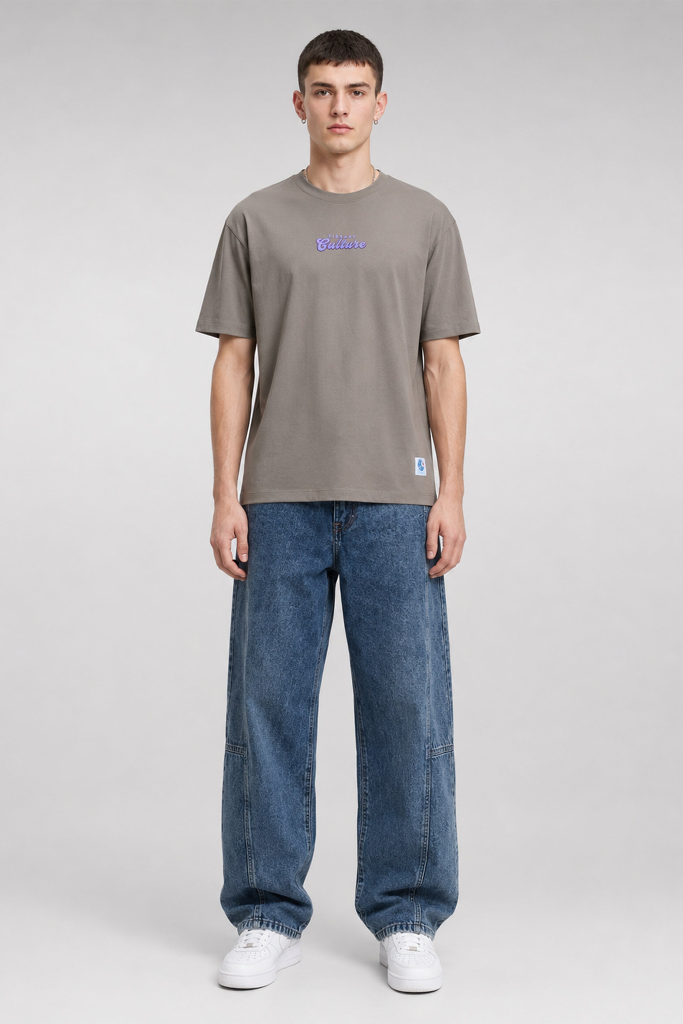 HUSTLE Men's Oversized T-Shirt - Green