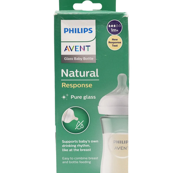 Philips Avent Natural Response Glass Baby Bottle (120ml)