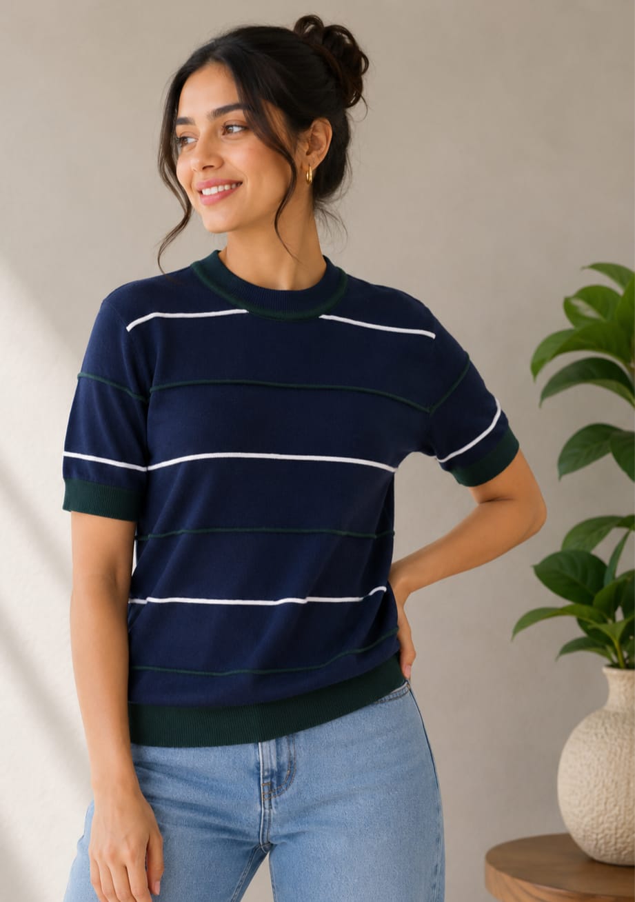 MODANO Regular T-Shirt - Navy
