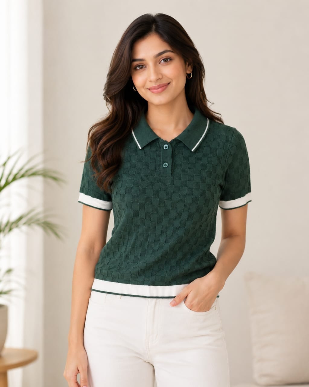 MODANO Regular T-Shirt - Bottle Green