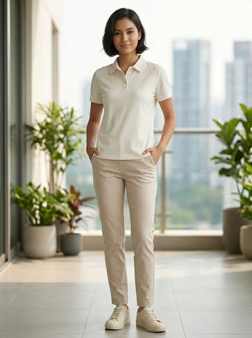 MODANO Ladies Casual T shirt - White