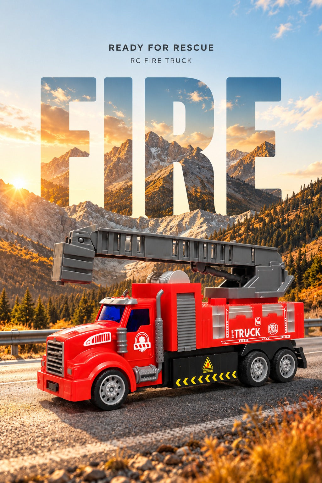 Remote Control Fire Rescue Truck