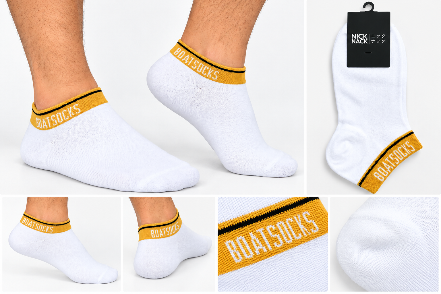 NICK NACK Men's Ankle Socks