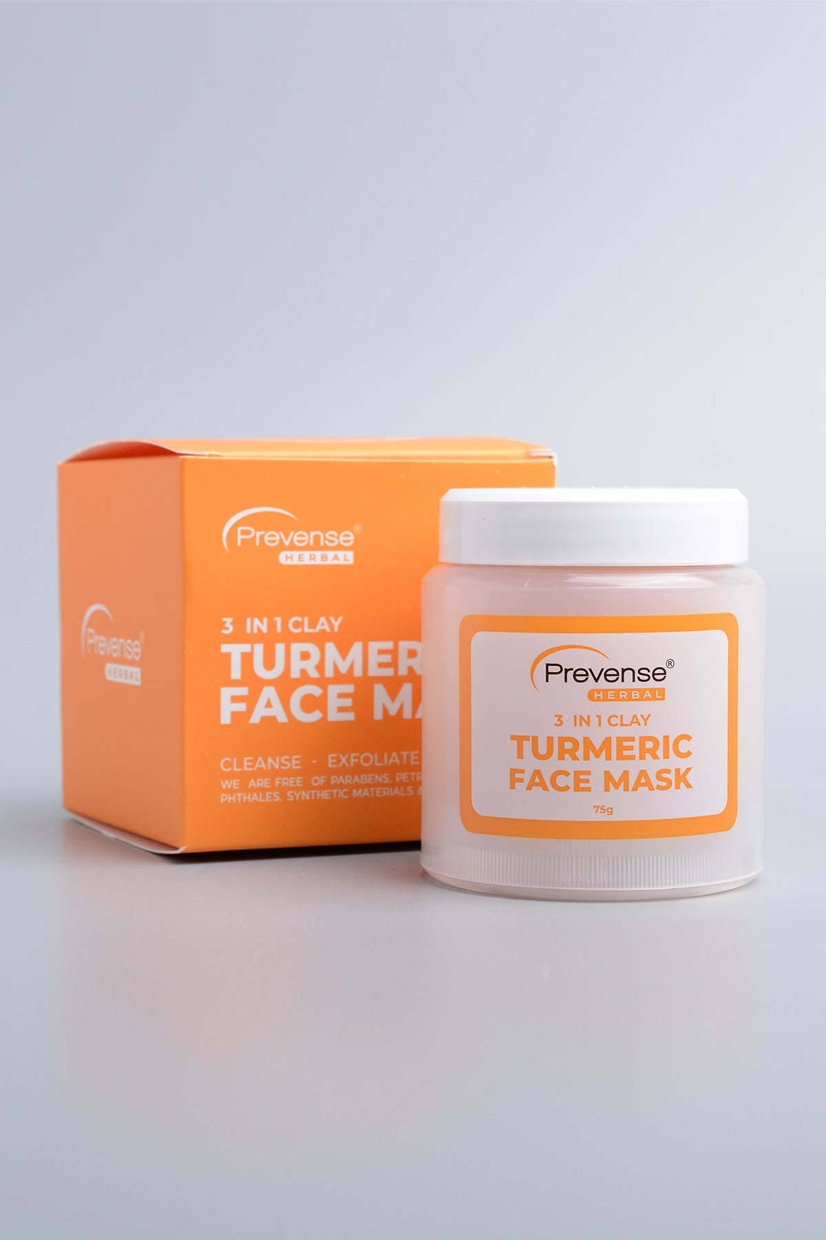 Prevense 3 in 1 Clay Turmeric Face Mask (75 g)